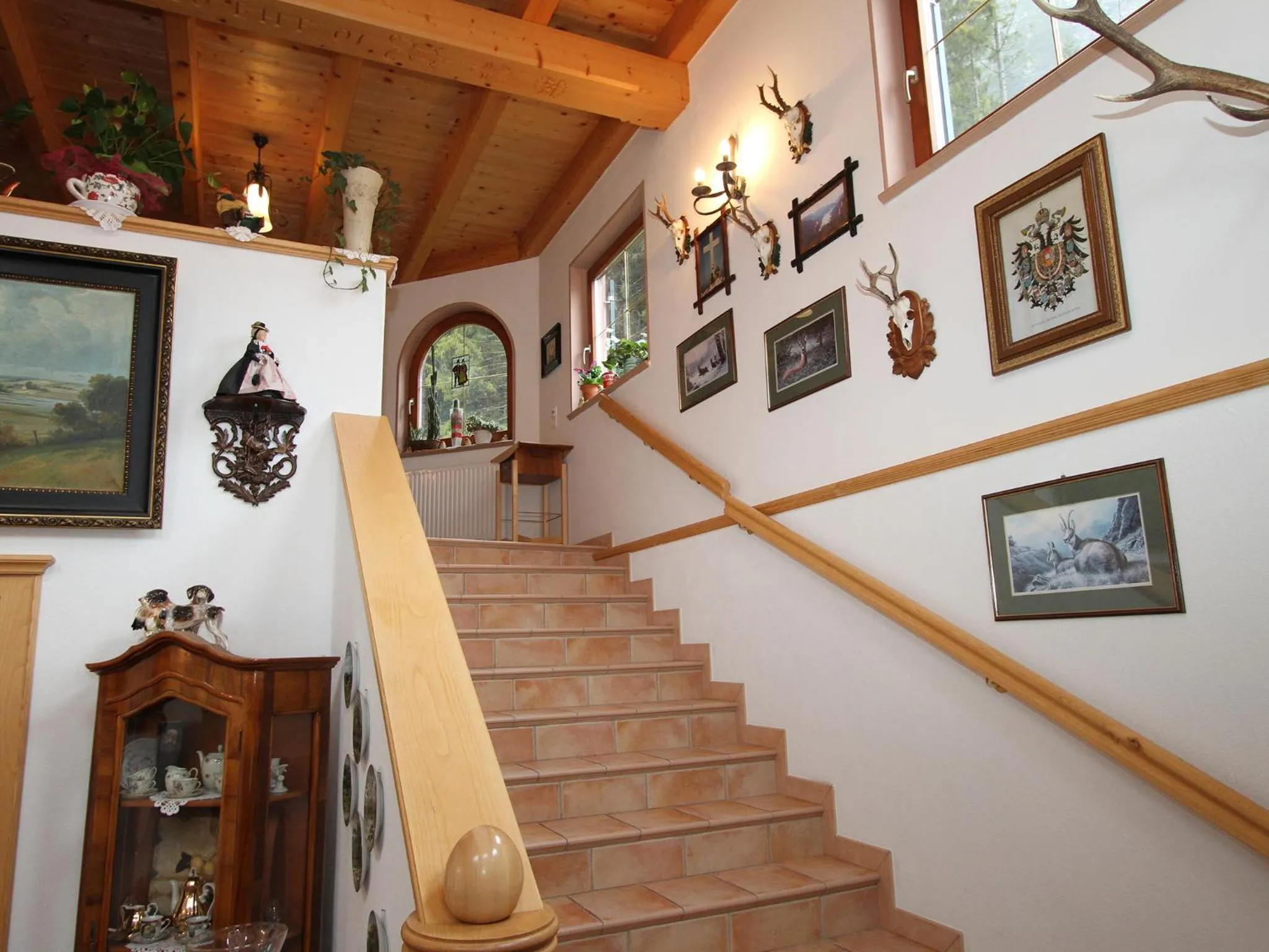 Lobby or reception in Pension Sonneck