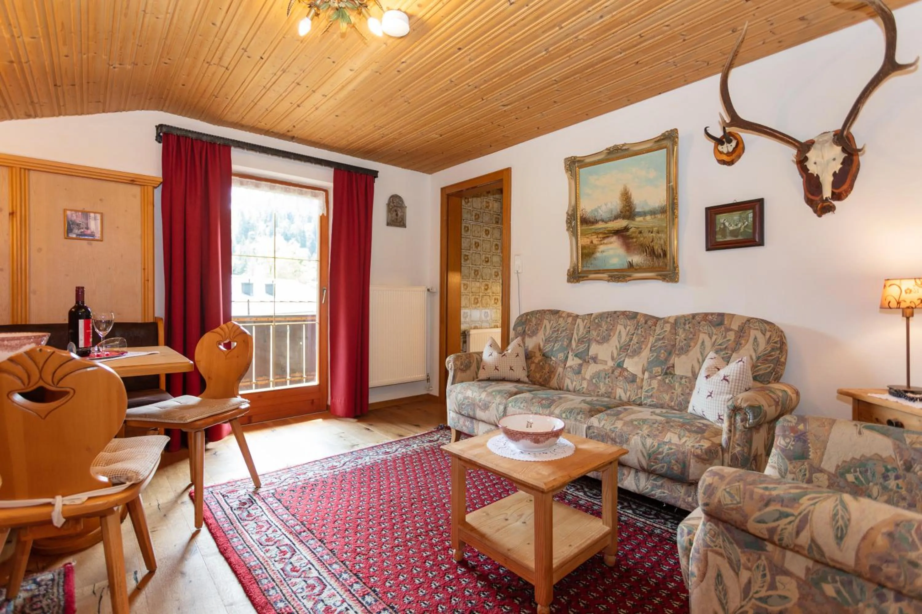 Living room in Pension Sonneck