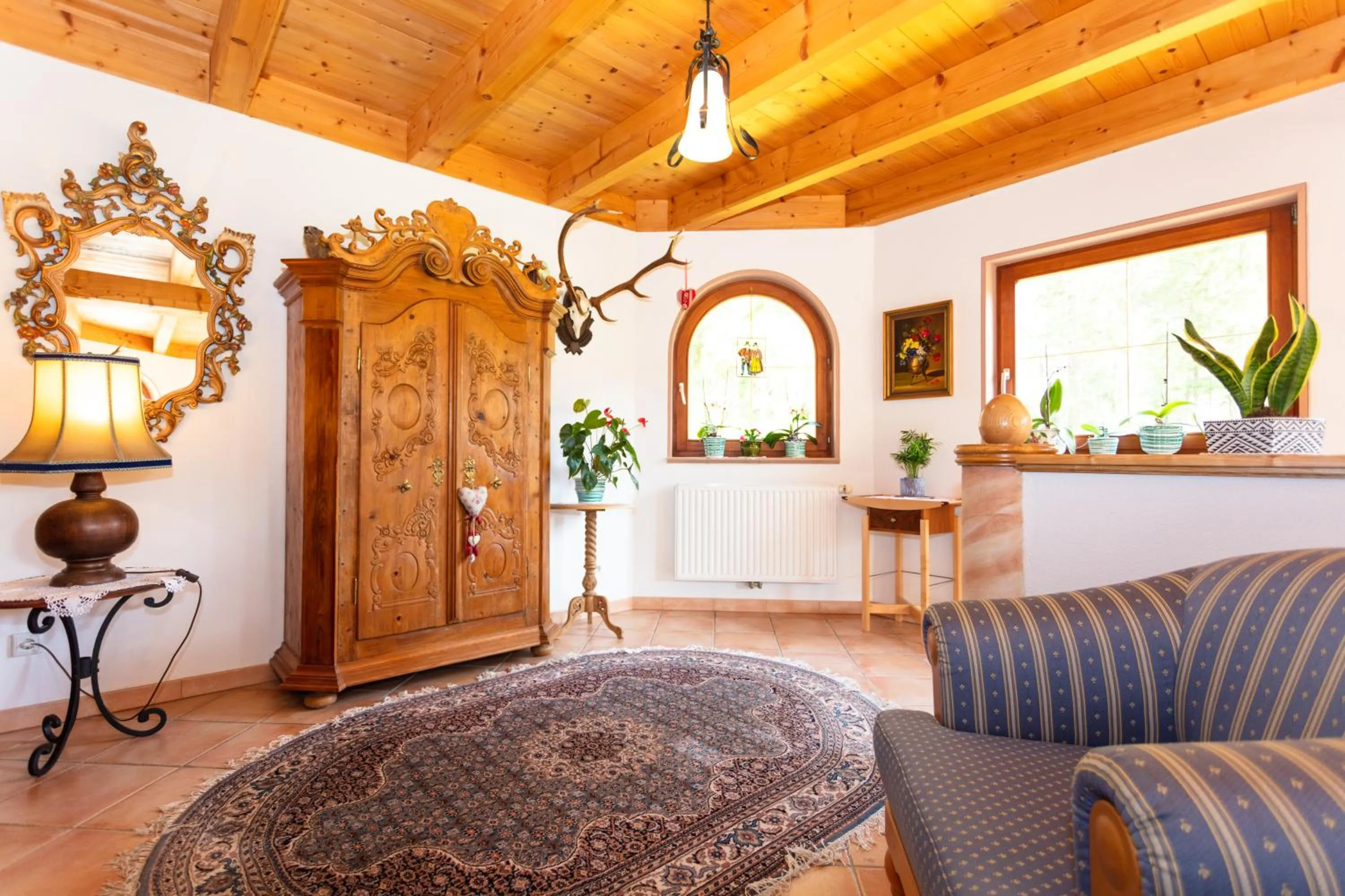 Lobby or reception in Pension Sonneck