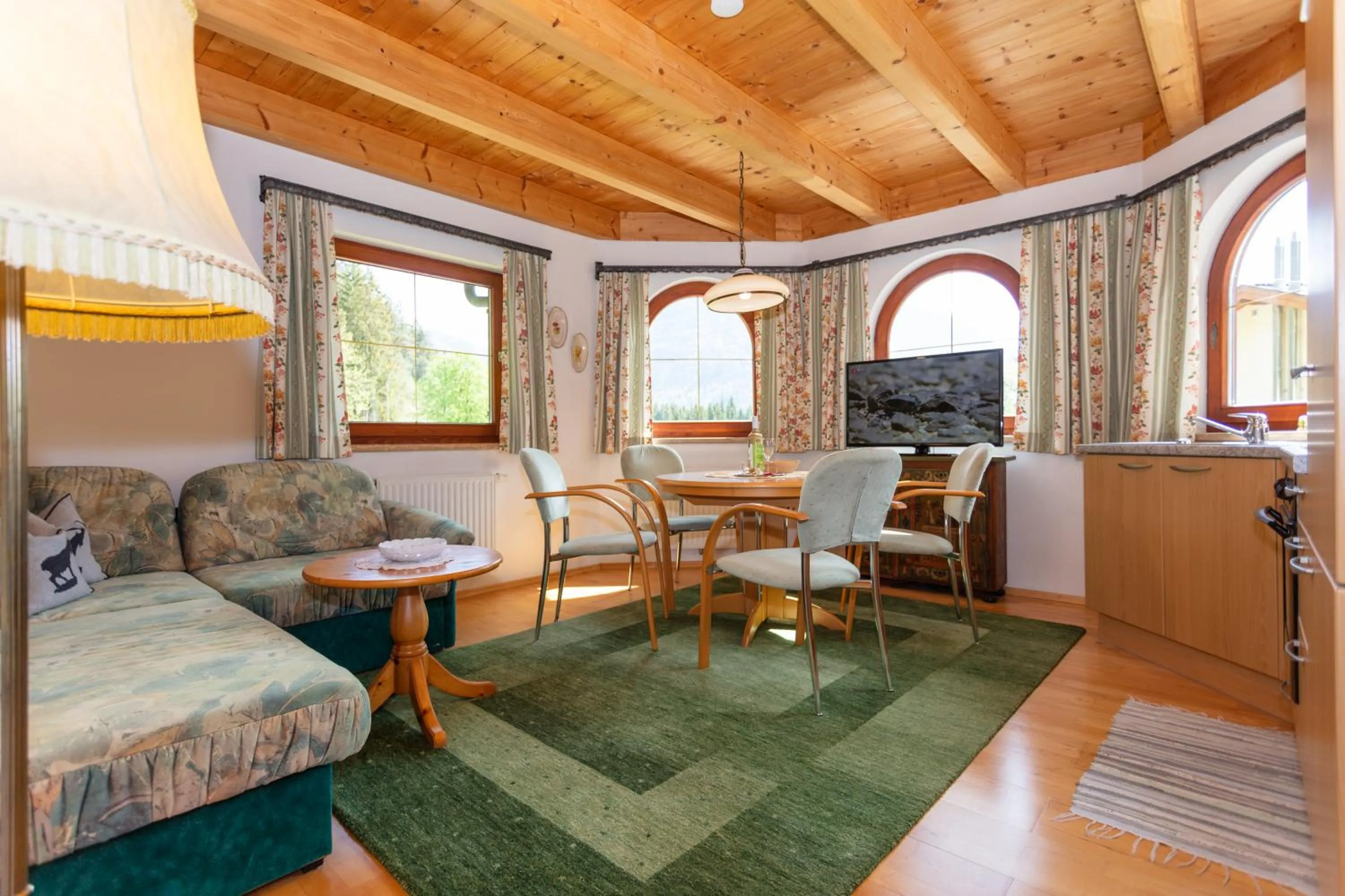 Living room in Pension Sonneck