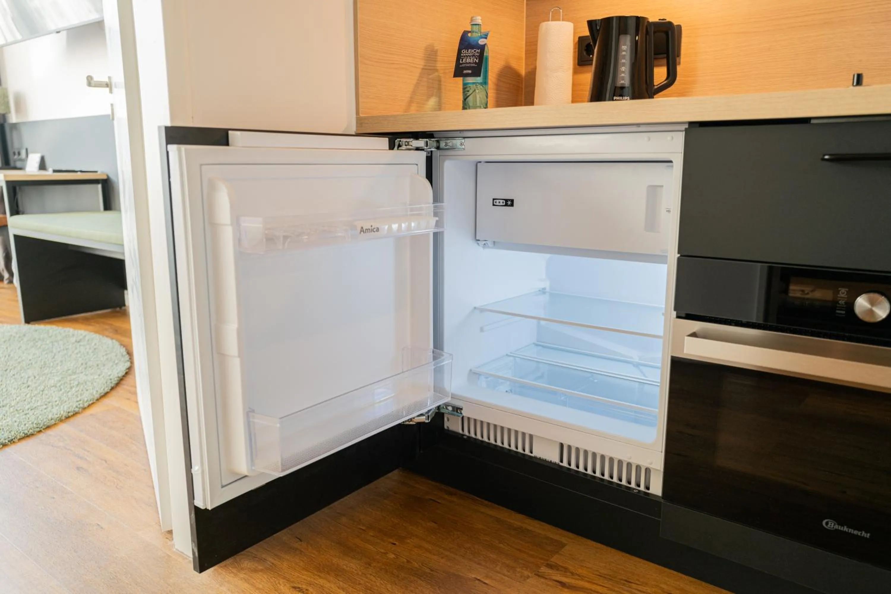 Kitchen or kitchenette in Hotel Arkadia