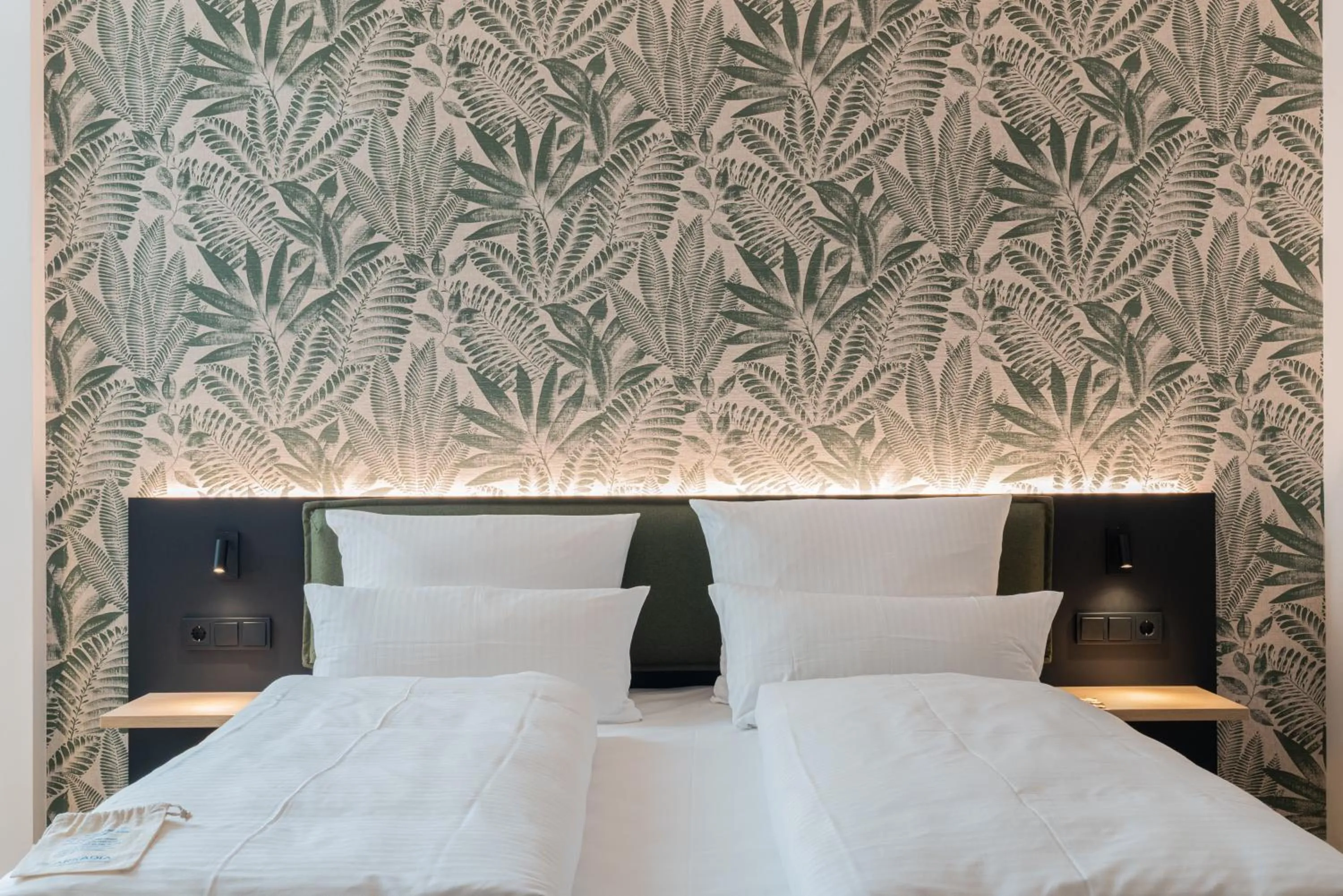 Bed in Hotel Arkadia