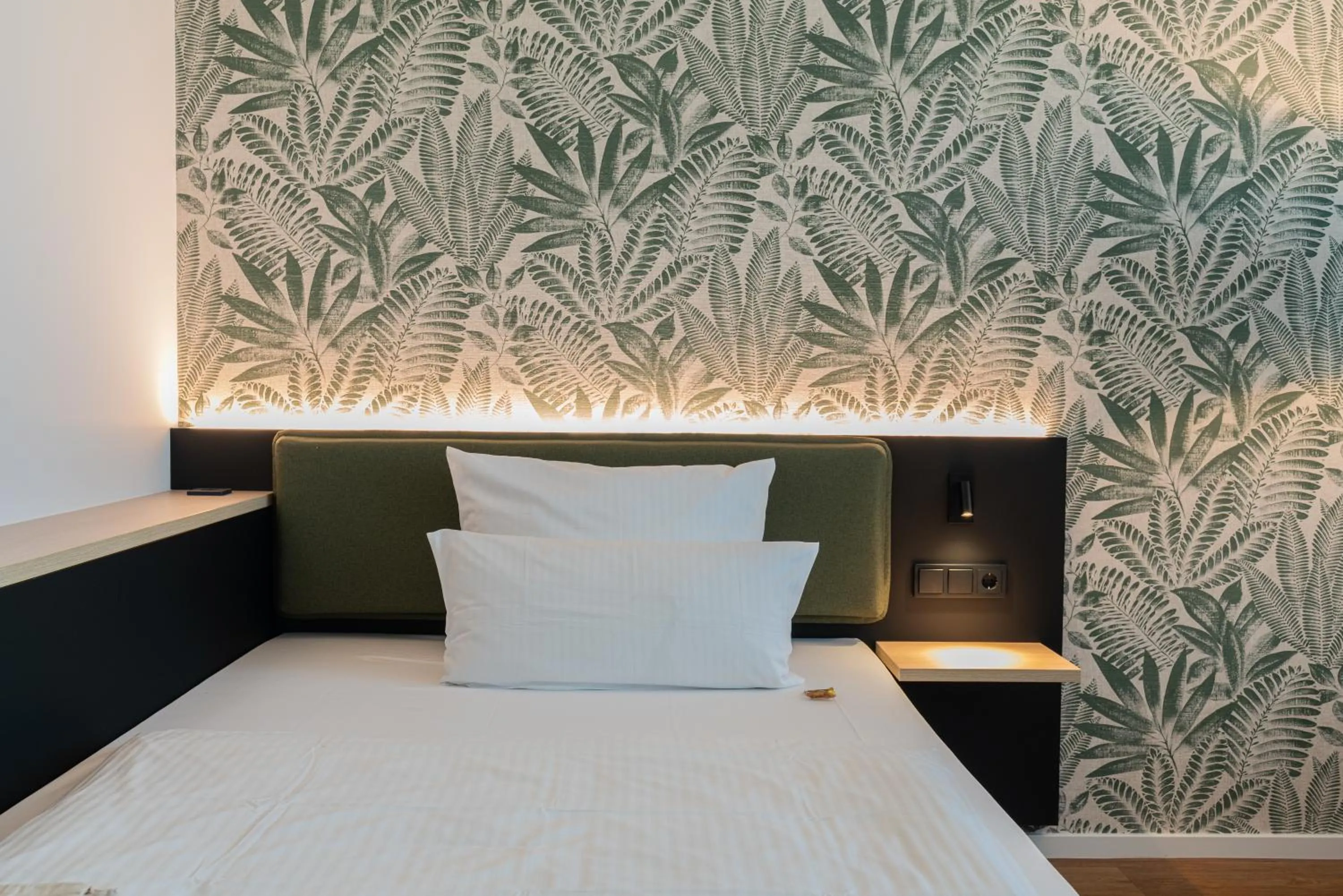 Bed in Hotel Arkadia