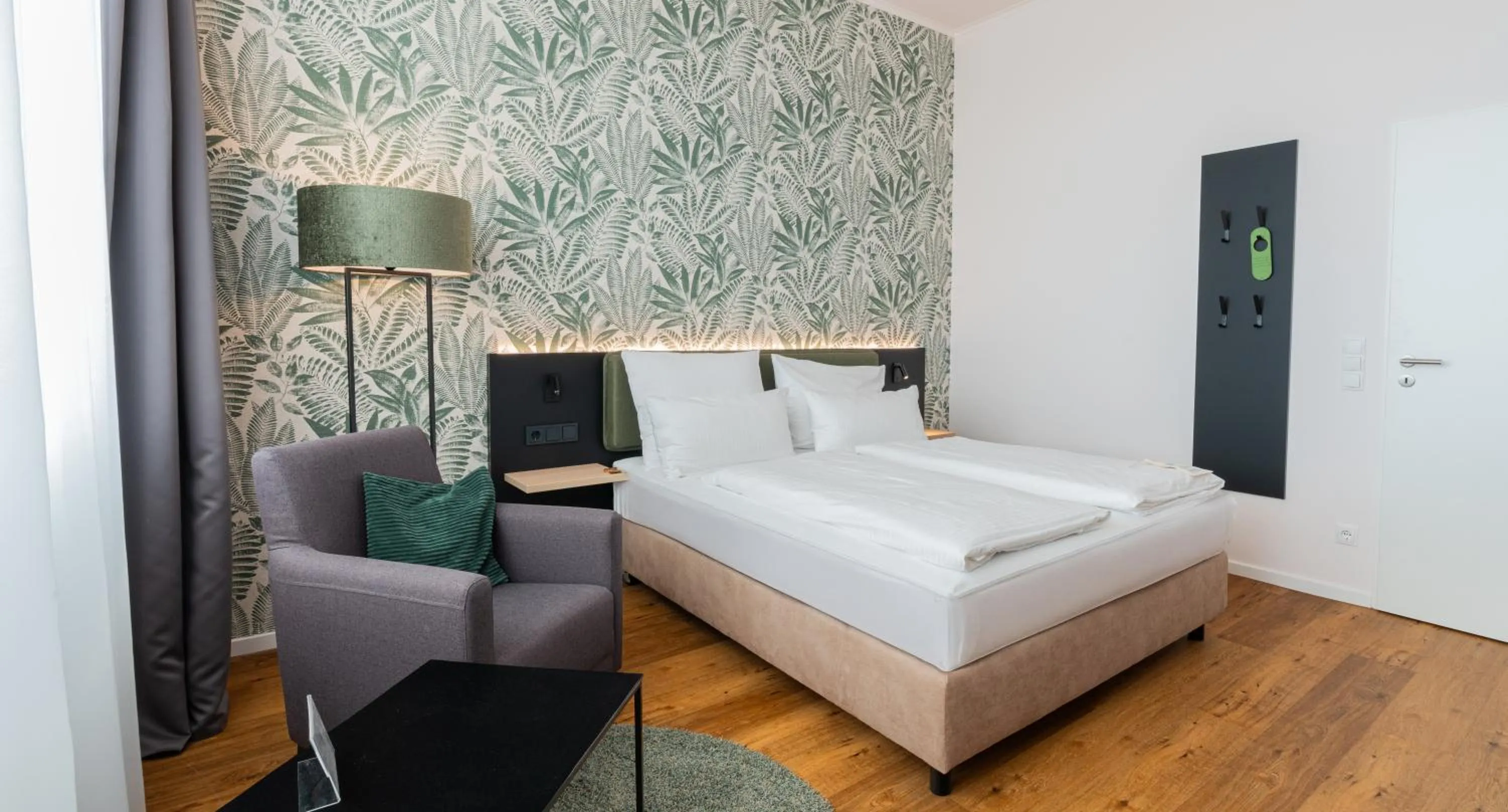 Bed in Hotel Arkadia