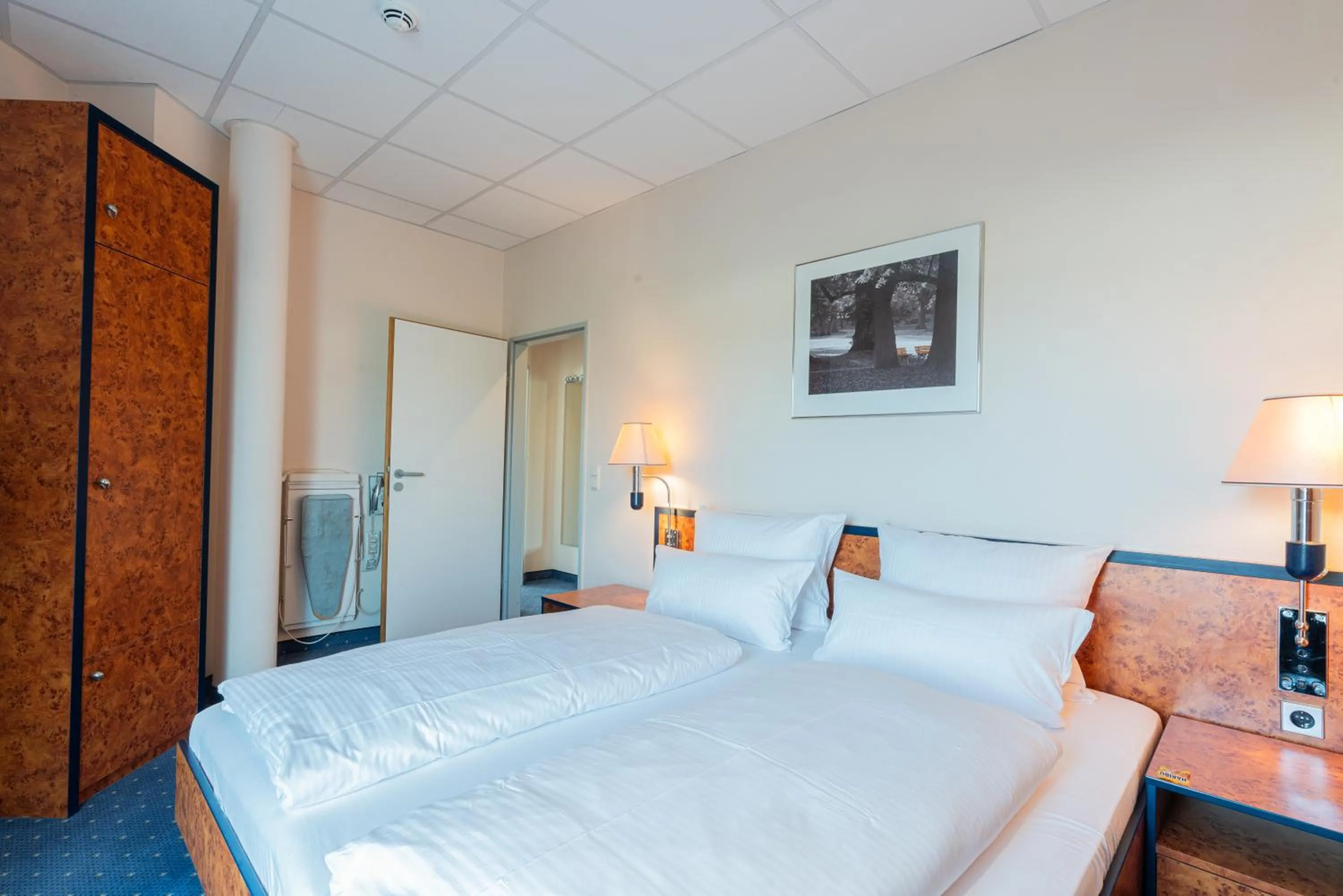 Bed in Hotel Arkadia