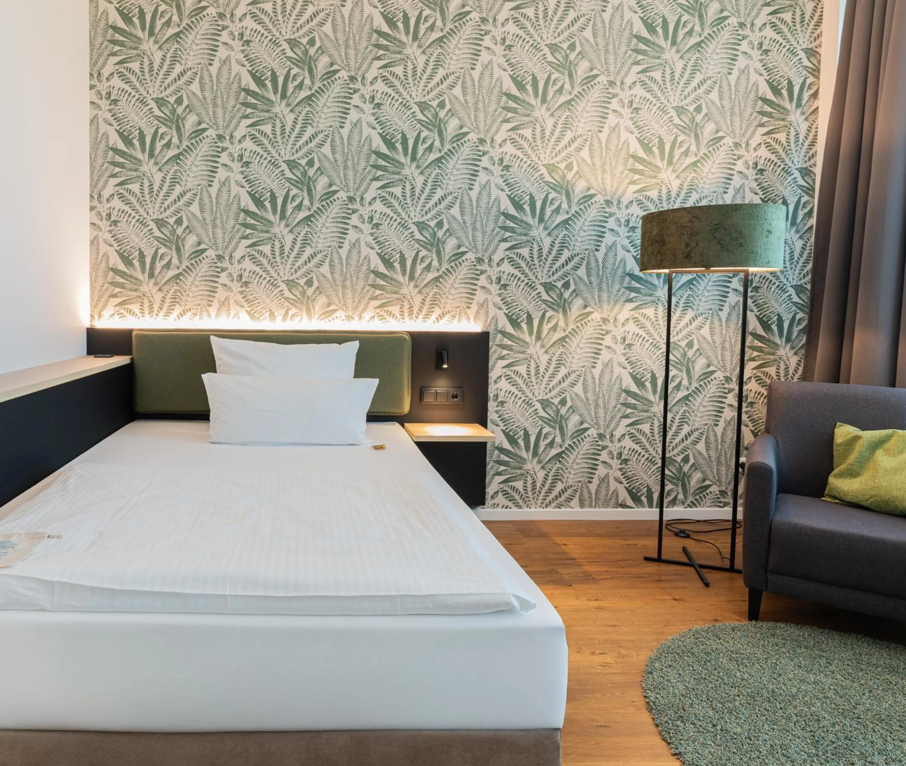 Bed in Hotel Arkadia