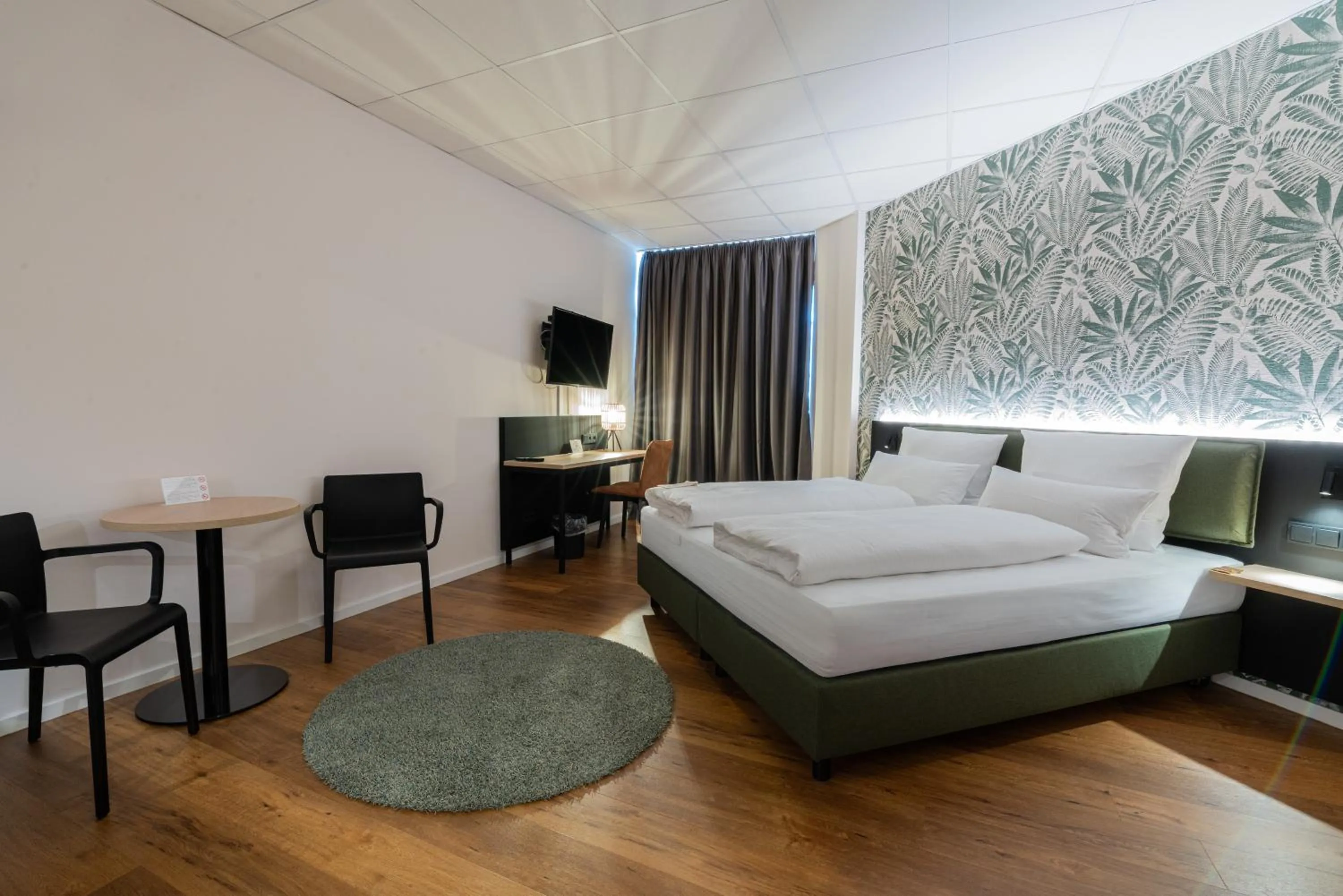 Bed in Hotel Arkadia