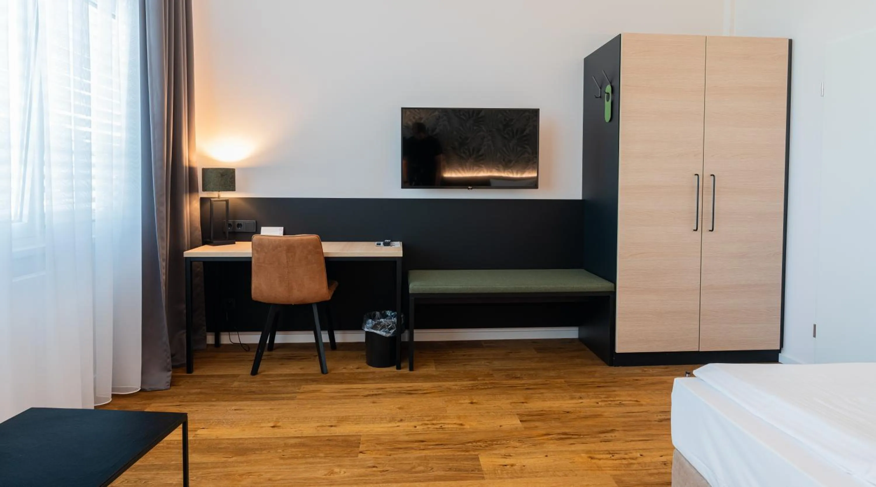 Bed in Hotel Arkadia