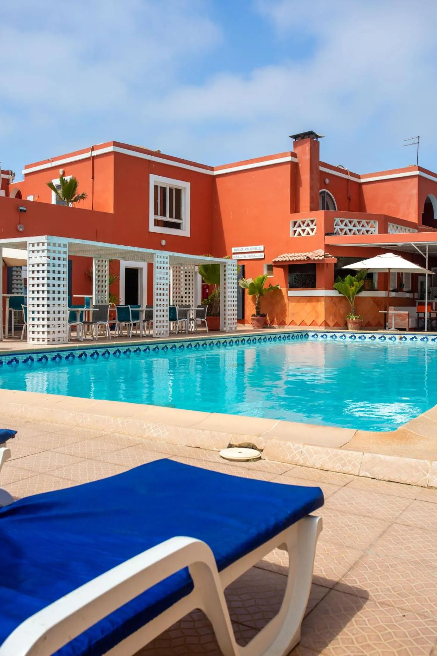 Swimming pool in La Madrague-Surf Beach Sea