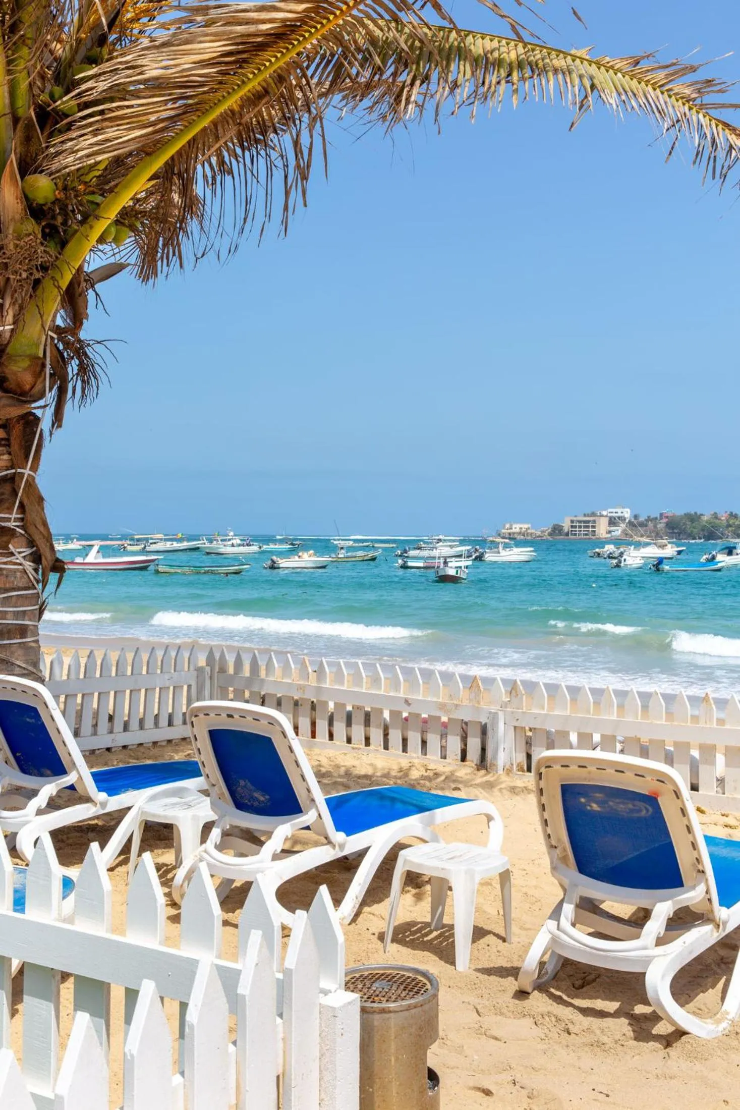sunbed in La Madrague-Surf Beach Sea