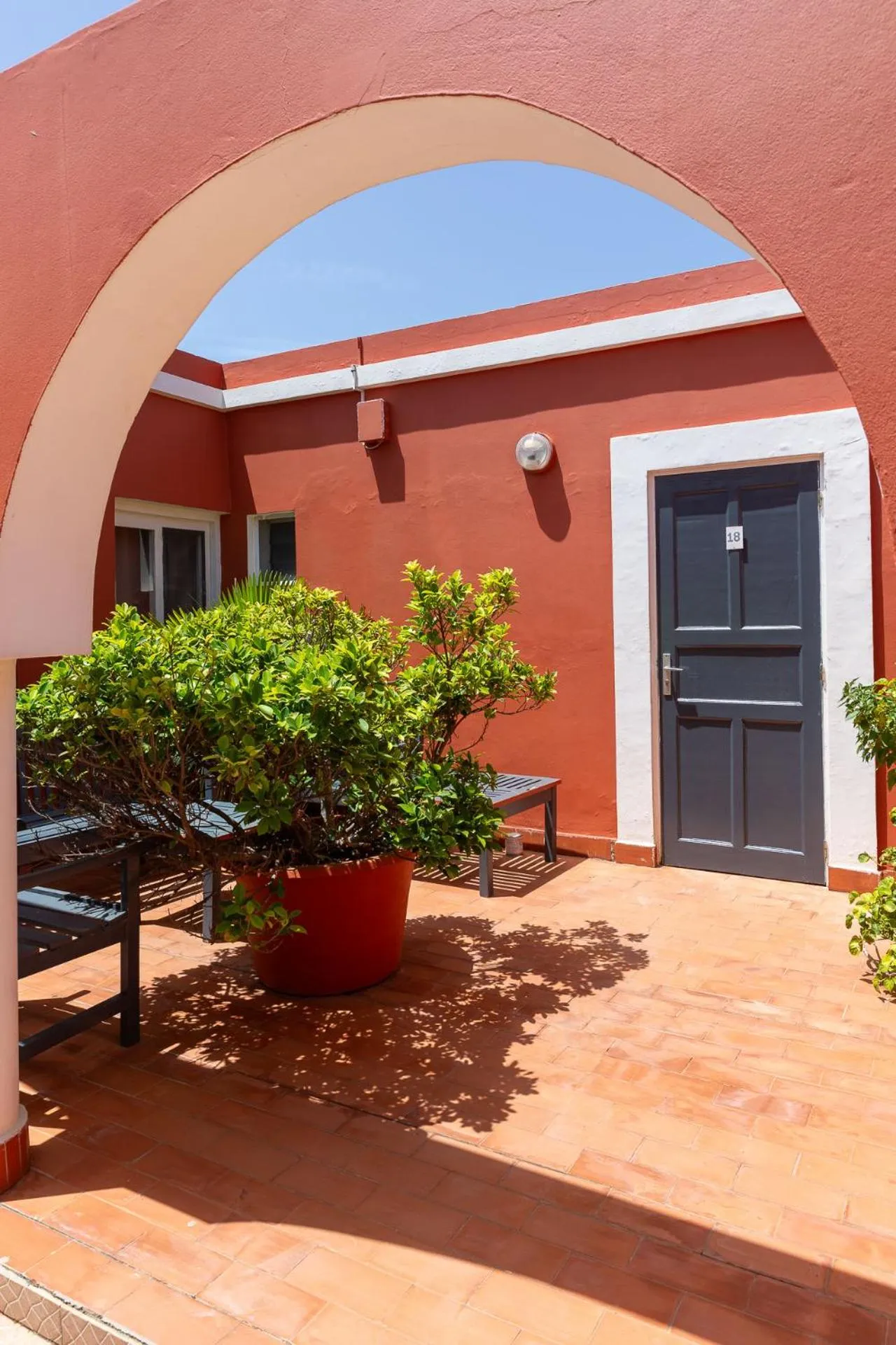Patio in La Madrague-Surf Beach Sea