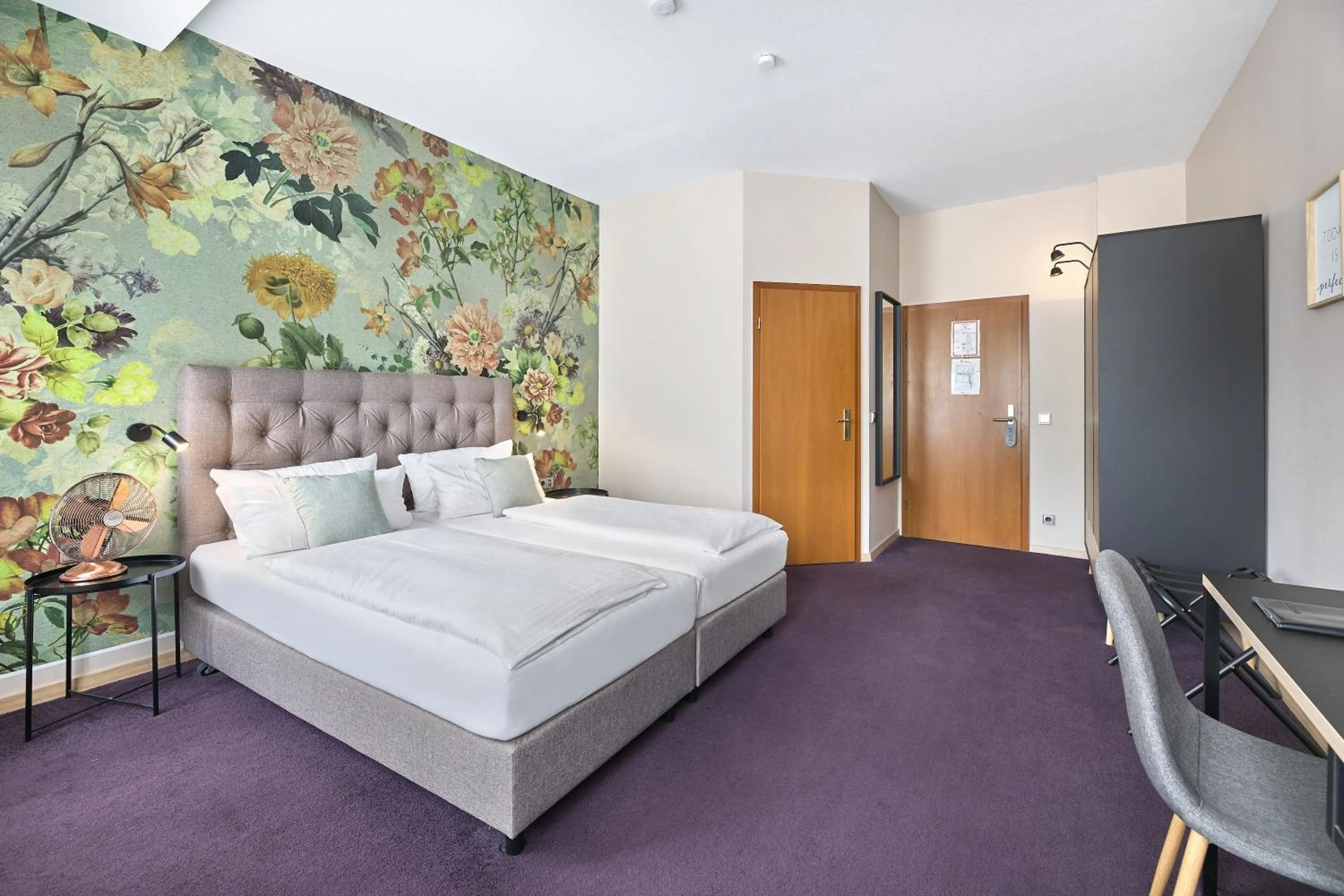 Bed in Hotel Germania