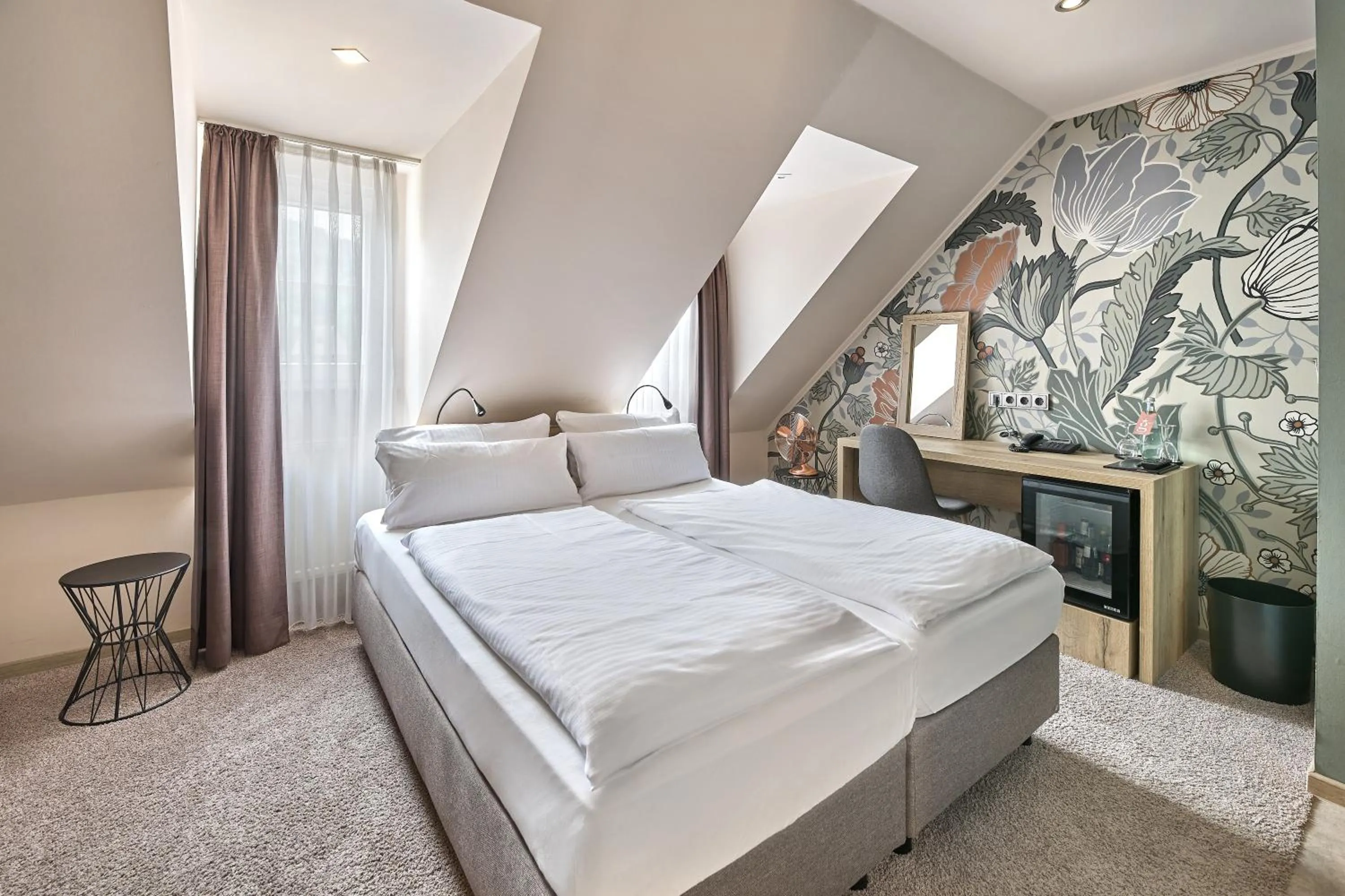 Bed in Hotel Germania