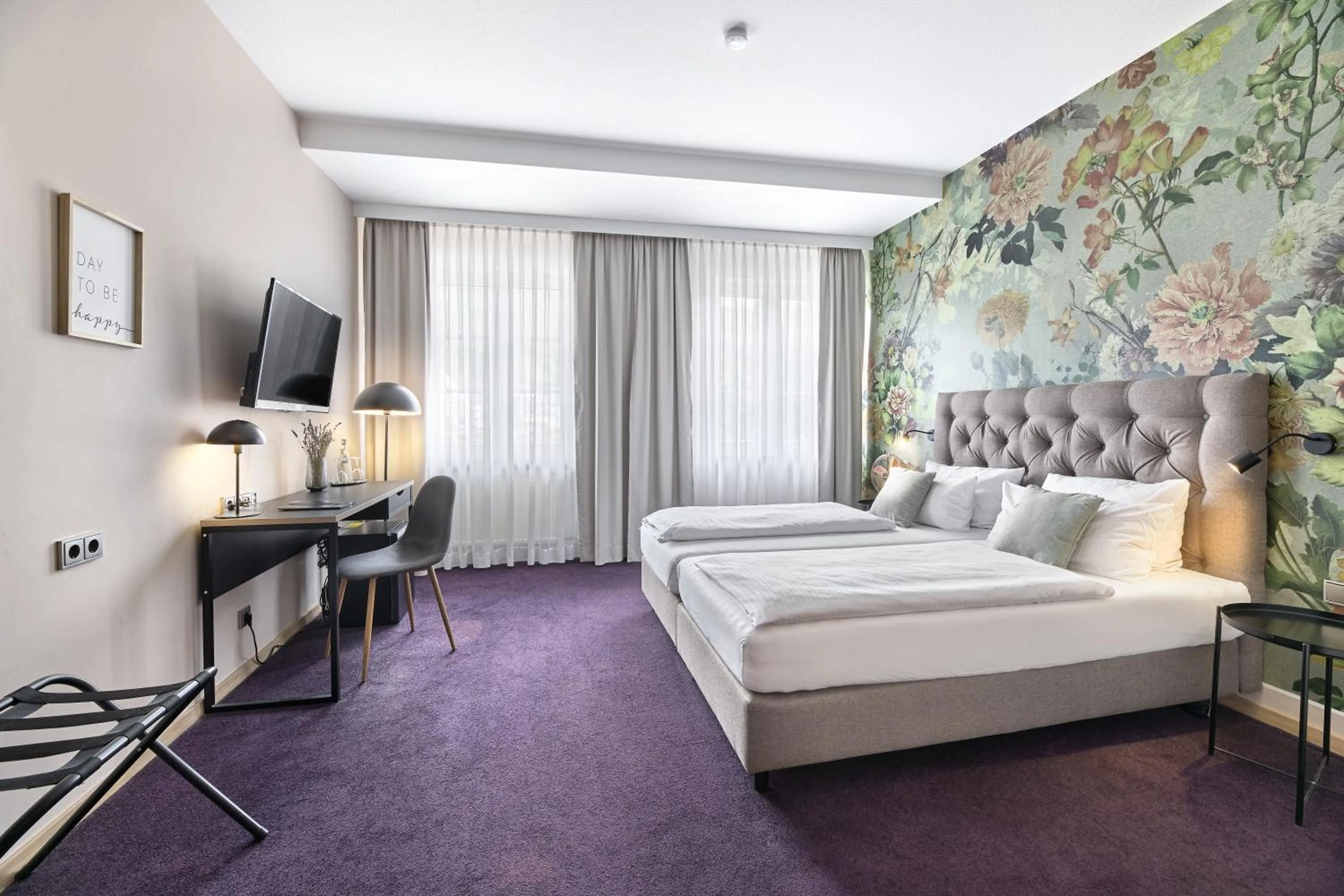 Bed in Hotel Germania