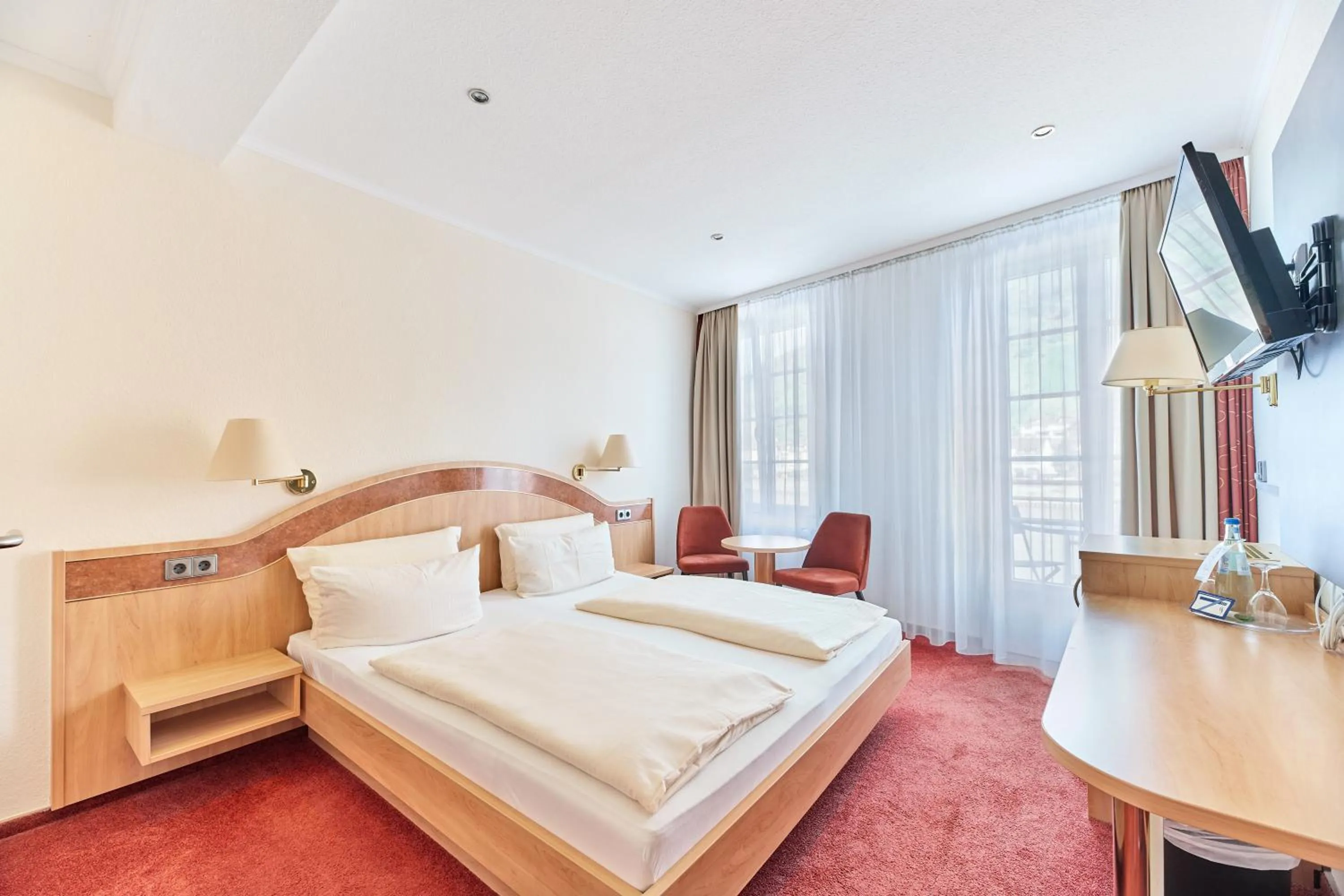 Photo of the whole room, Bed in Hotel Weinhof