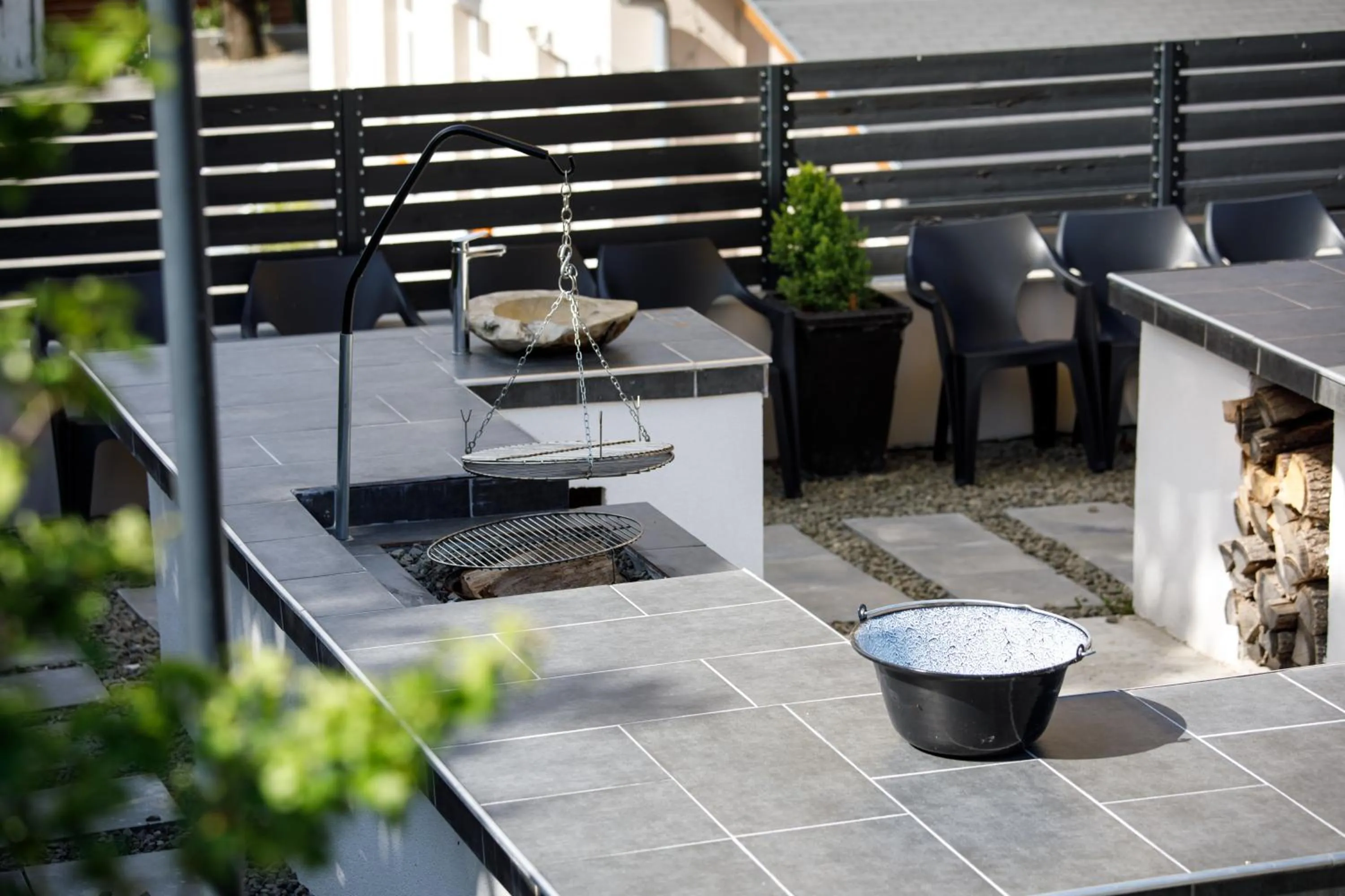 Patio in Árnyas Panzió Gödöllő