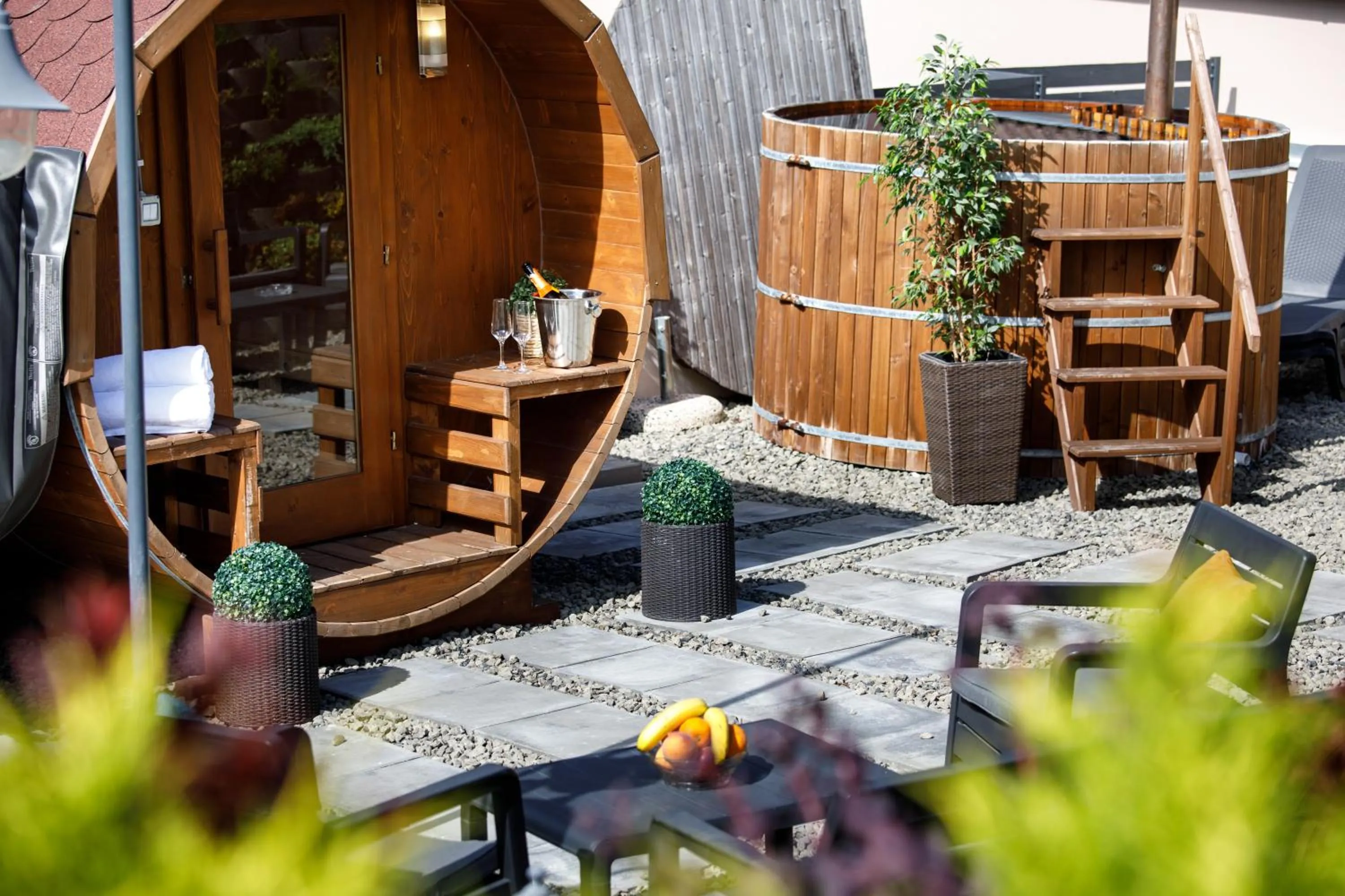 Patio in Árnyas Panzió Gödöllő