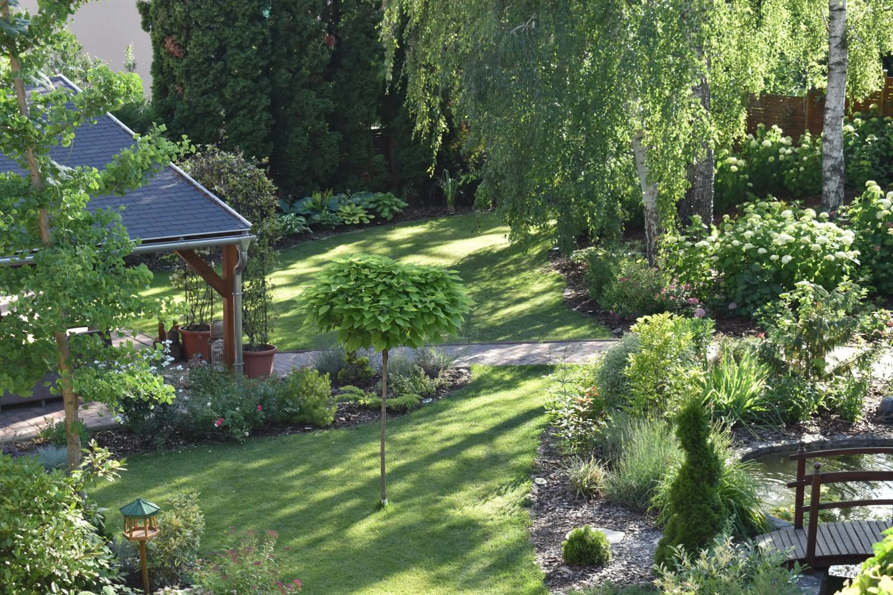 Garden in Árnyas Panzió Gödöllő