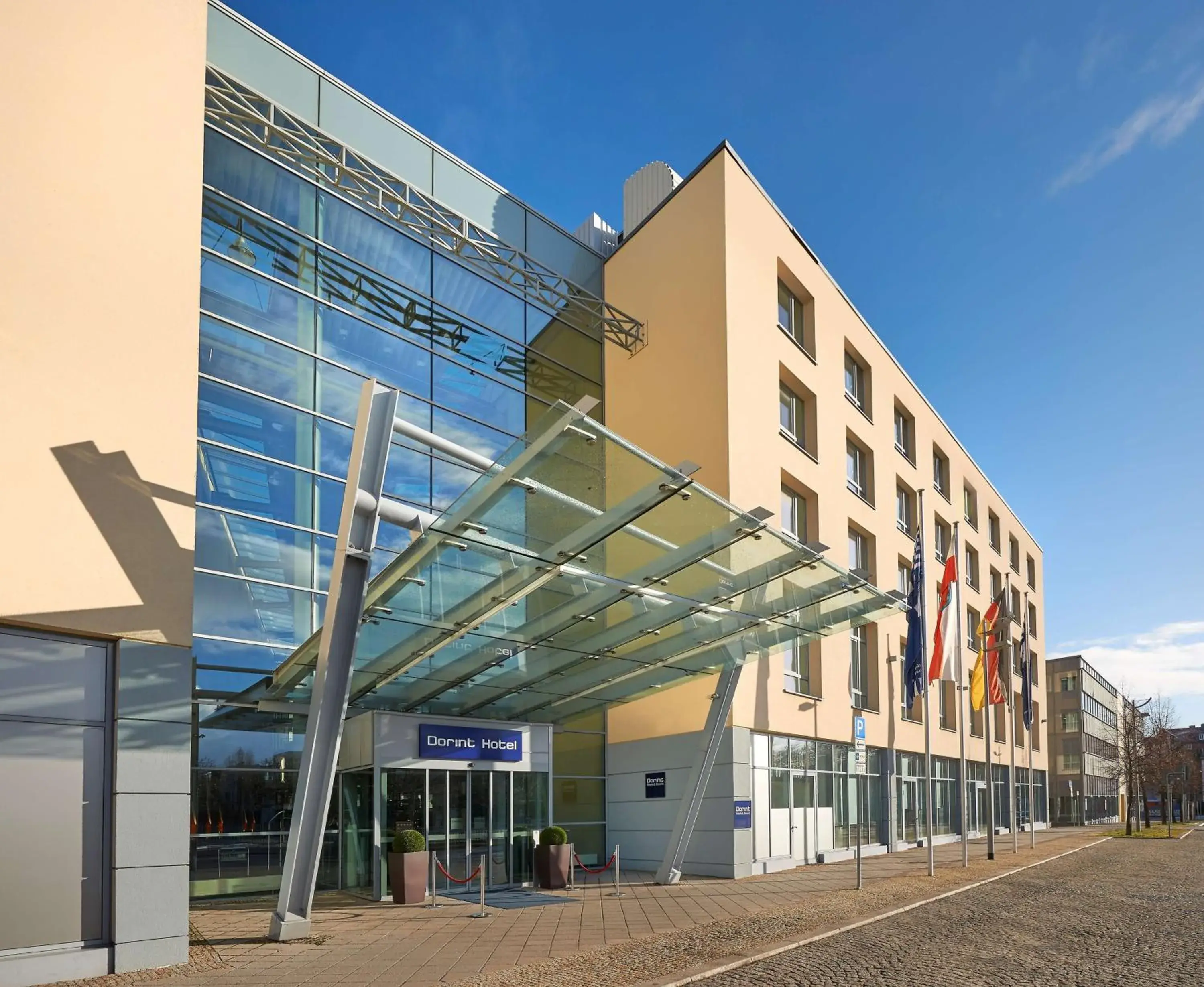 Property building in Dorint Hotel am Dom Erfurt Property building in Dorint Hotel am Dom Erfurt