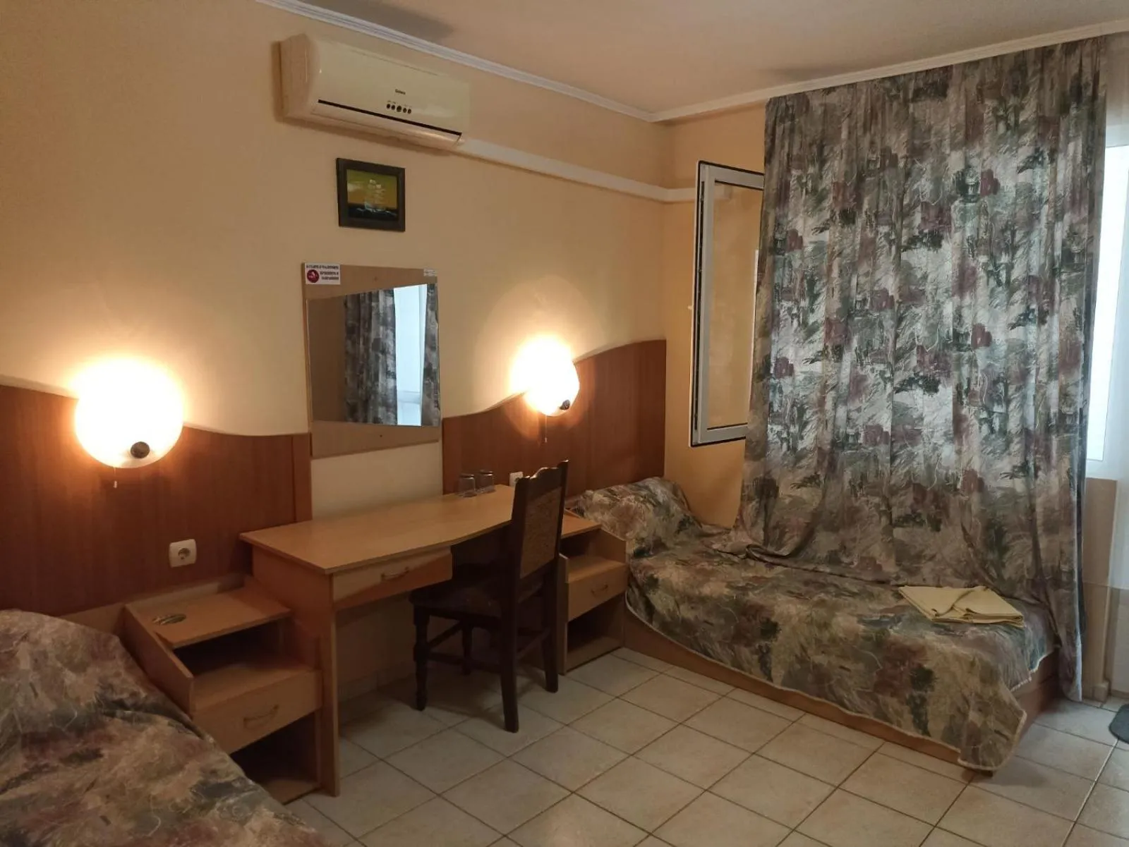 Bedroom, Bed in Krasi Hotel