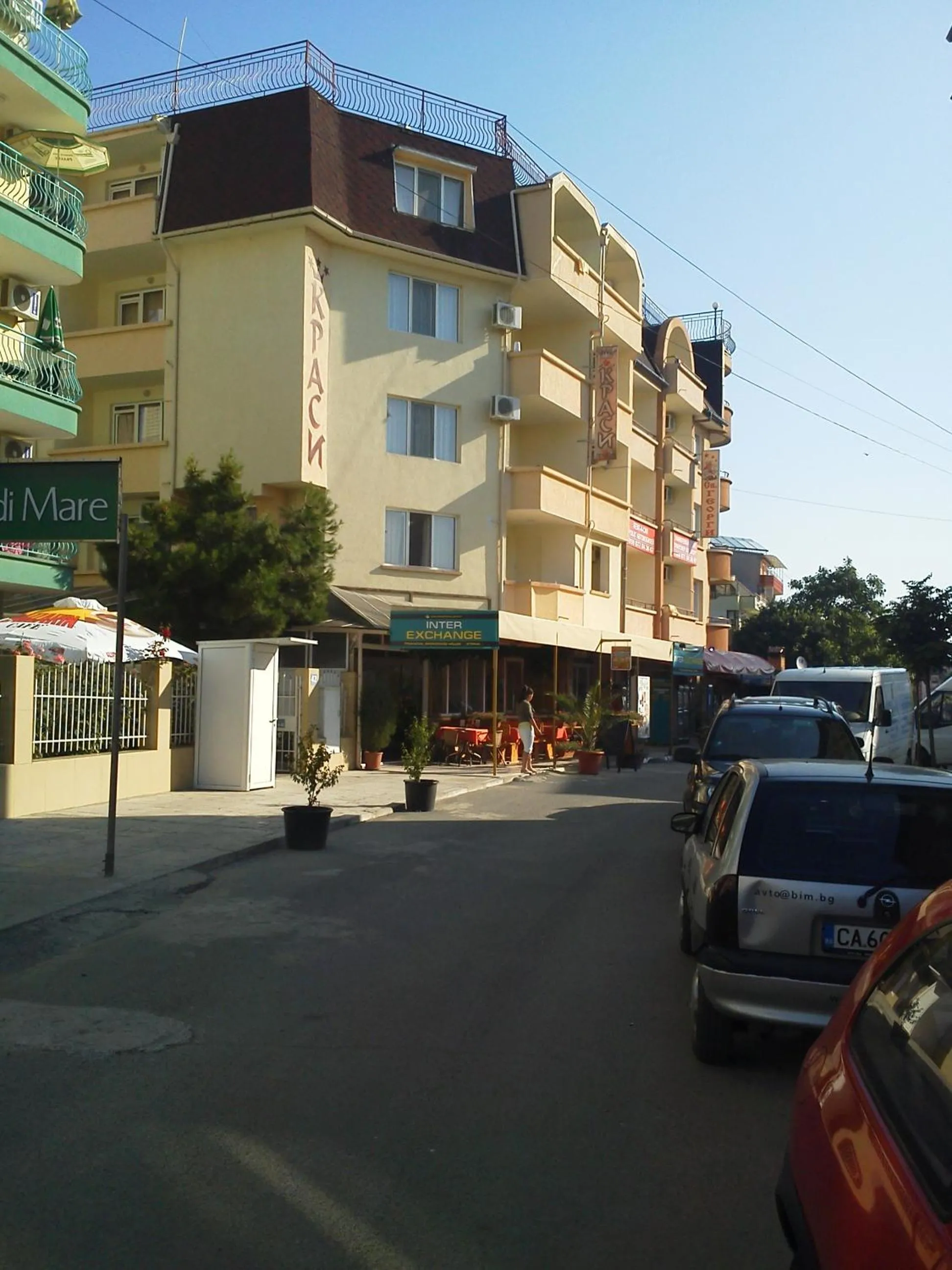 Facade/entrance in Krasi Hotel