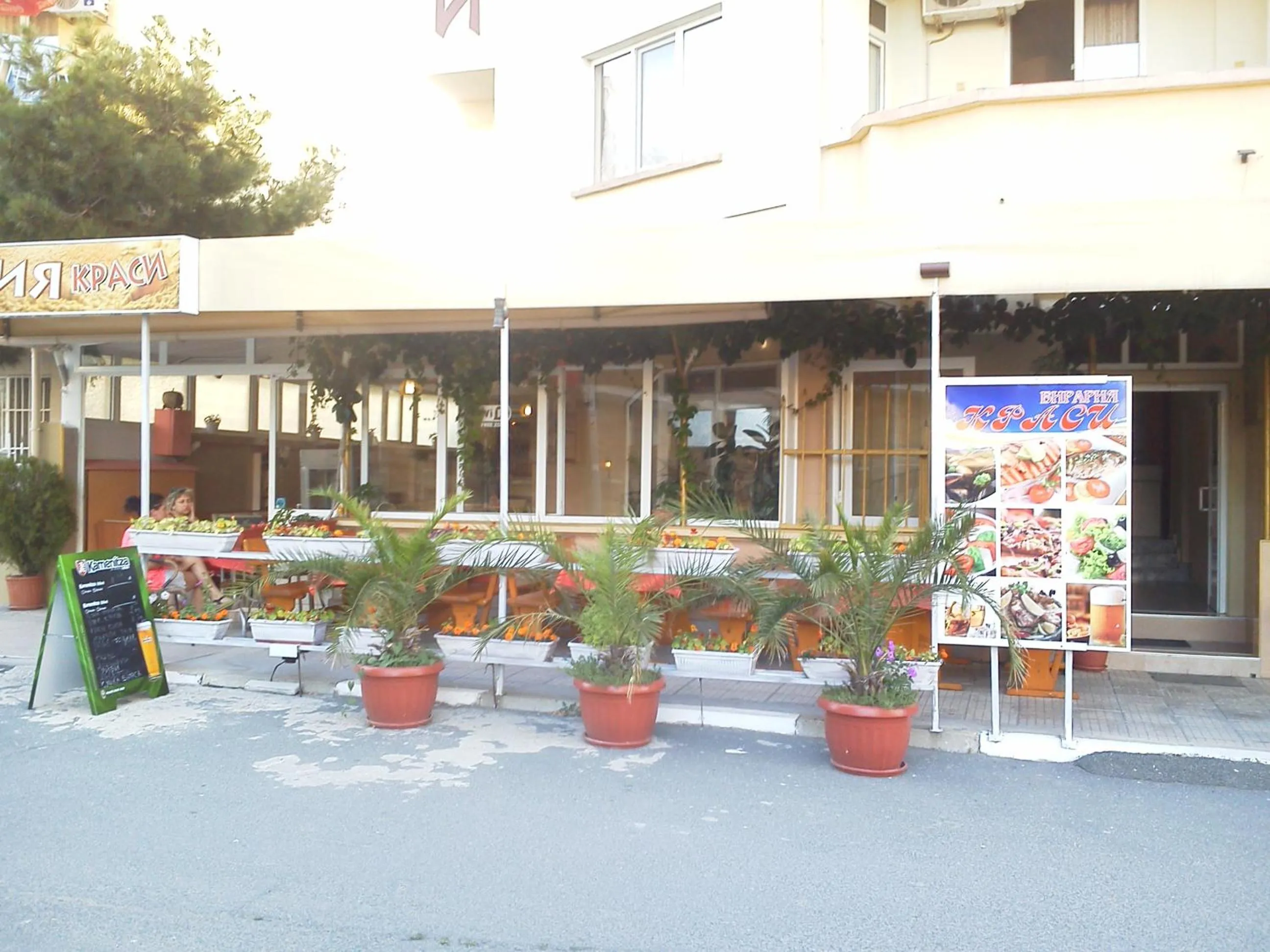 Garden view in Krasi Hotel