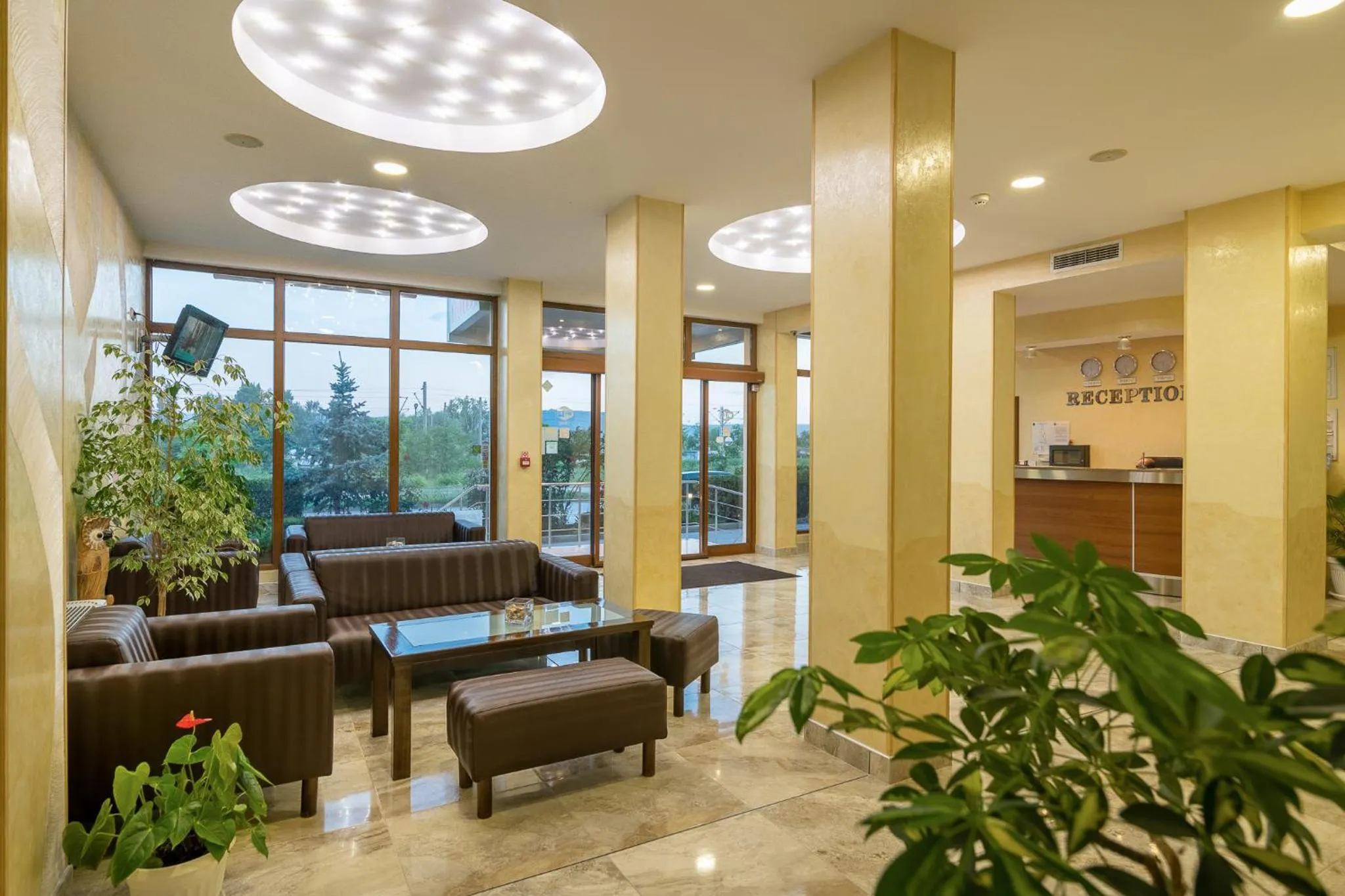 Lobby or reception in Adamo Hotel