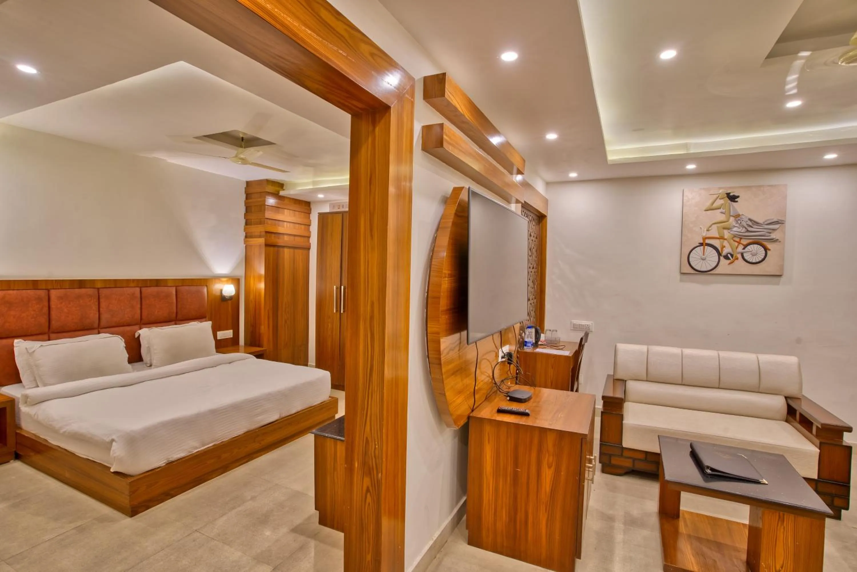 Bed in Height View Residency