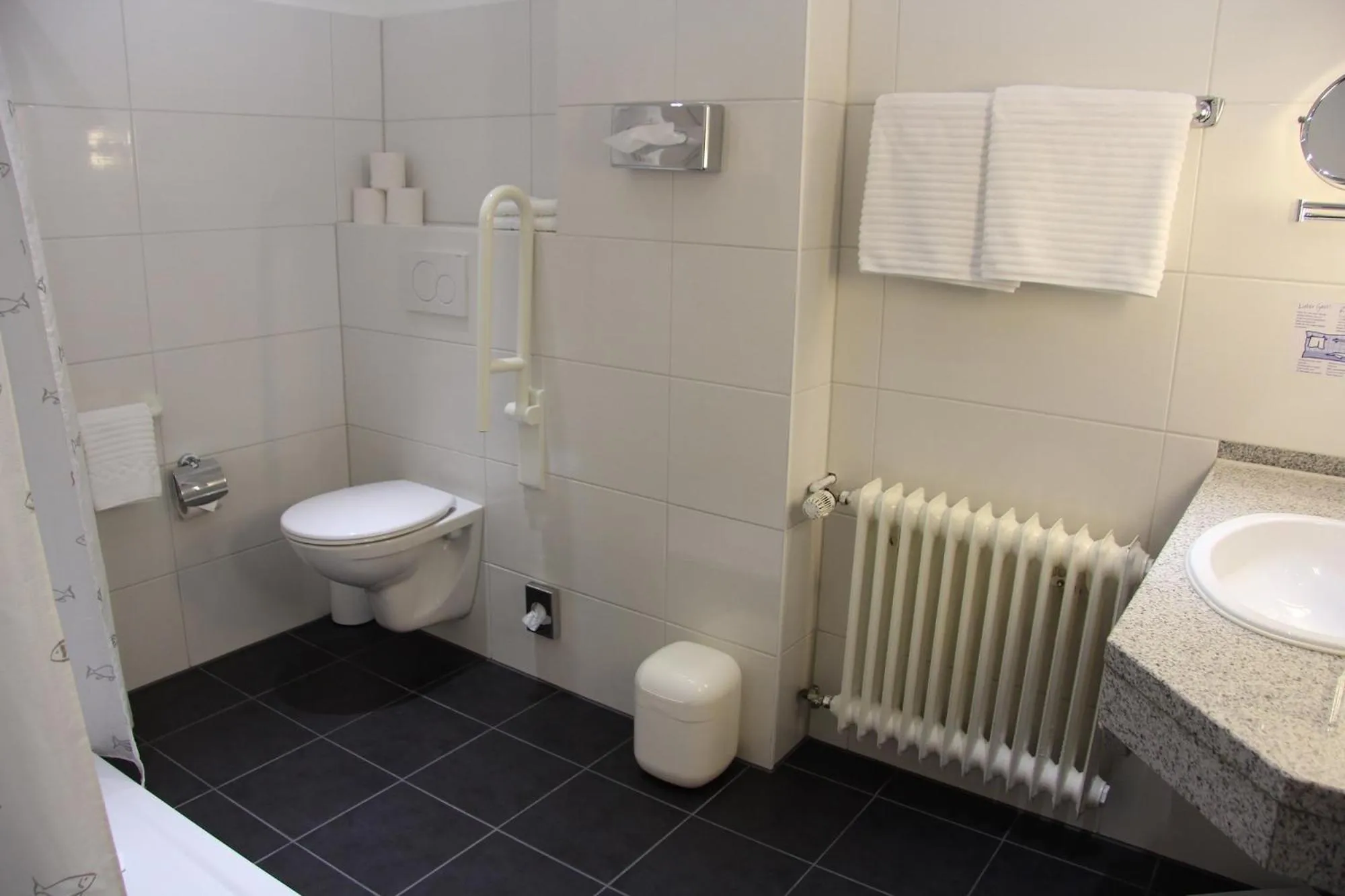 Bathroom in Hotel Krupp