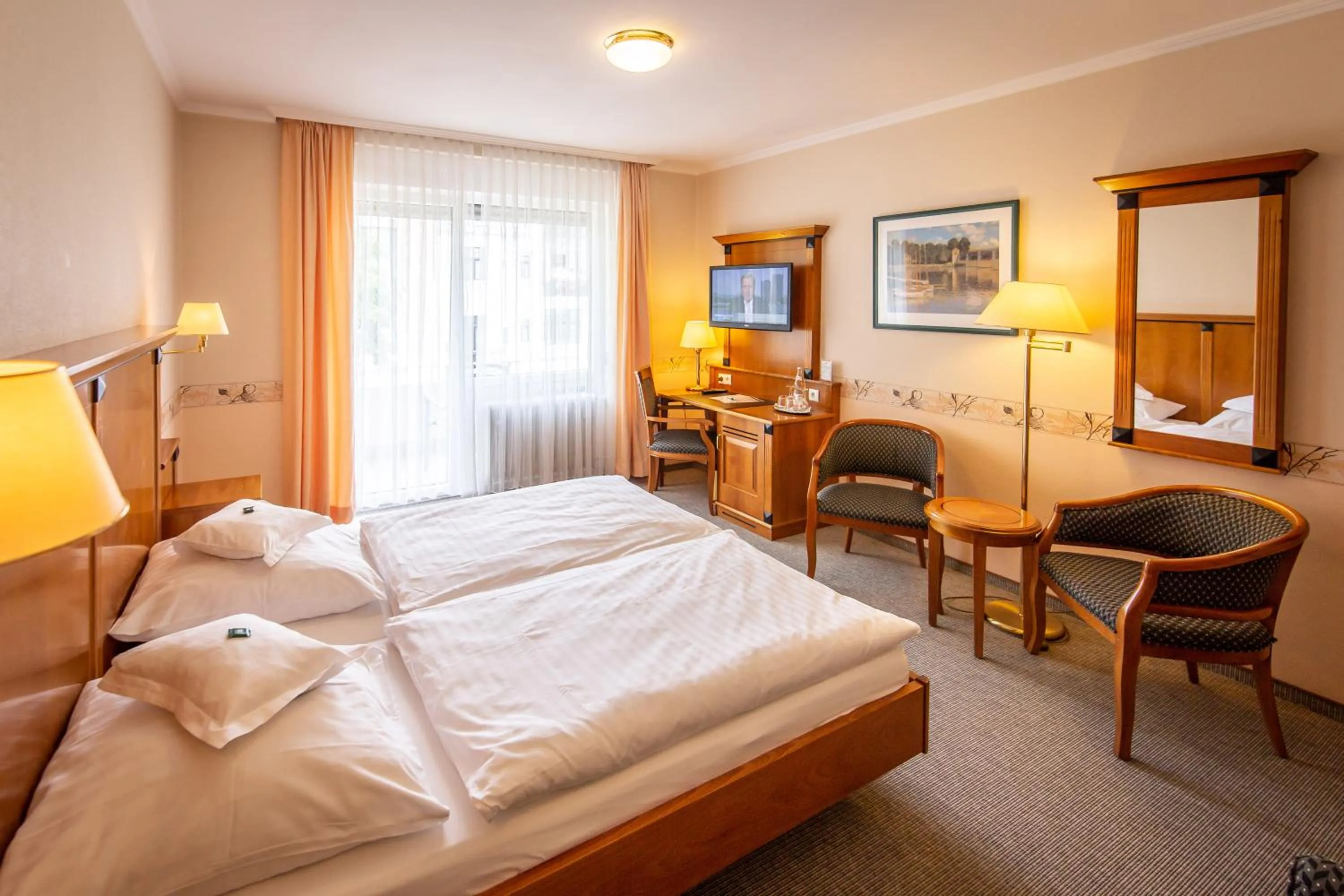 Bedroom, Bed in Hotel Krupp