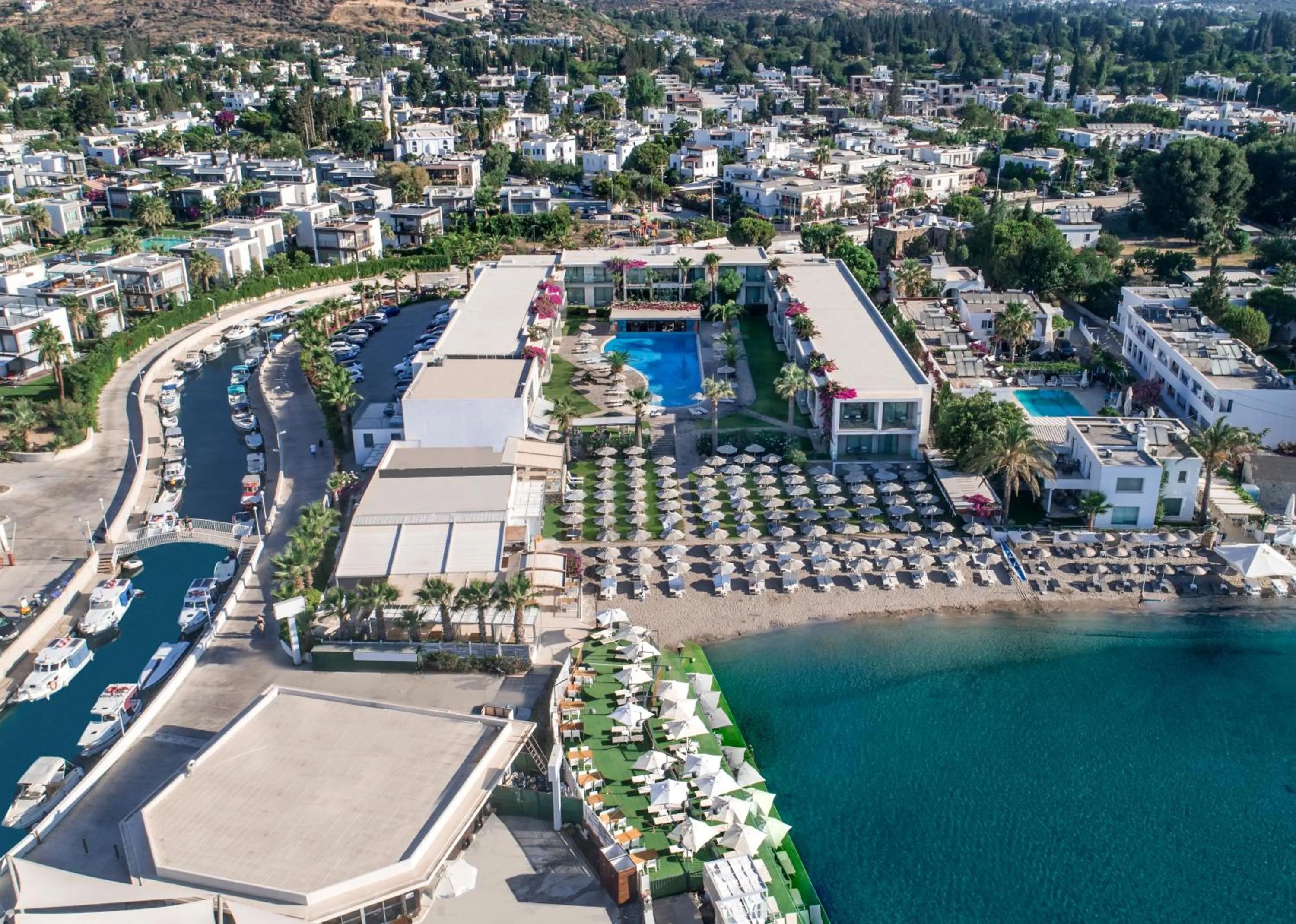 Bird's eye view in Lugga Boutique Hotel & Beach