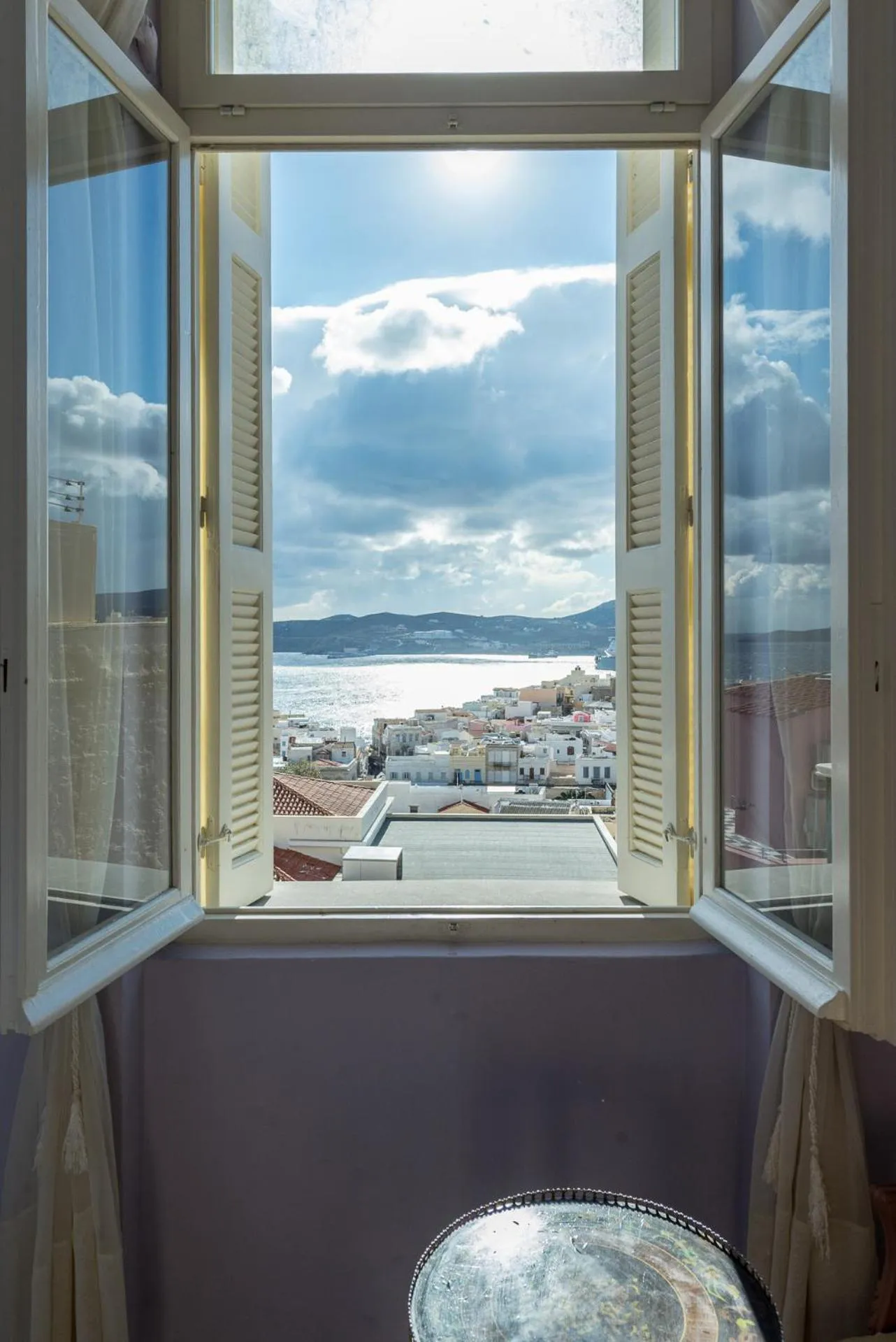 City view in Villa Maria-Syros
