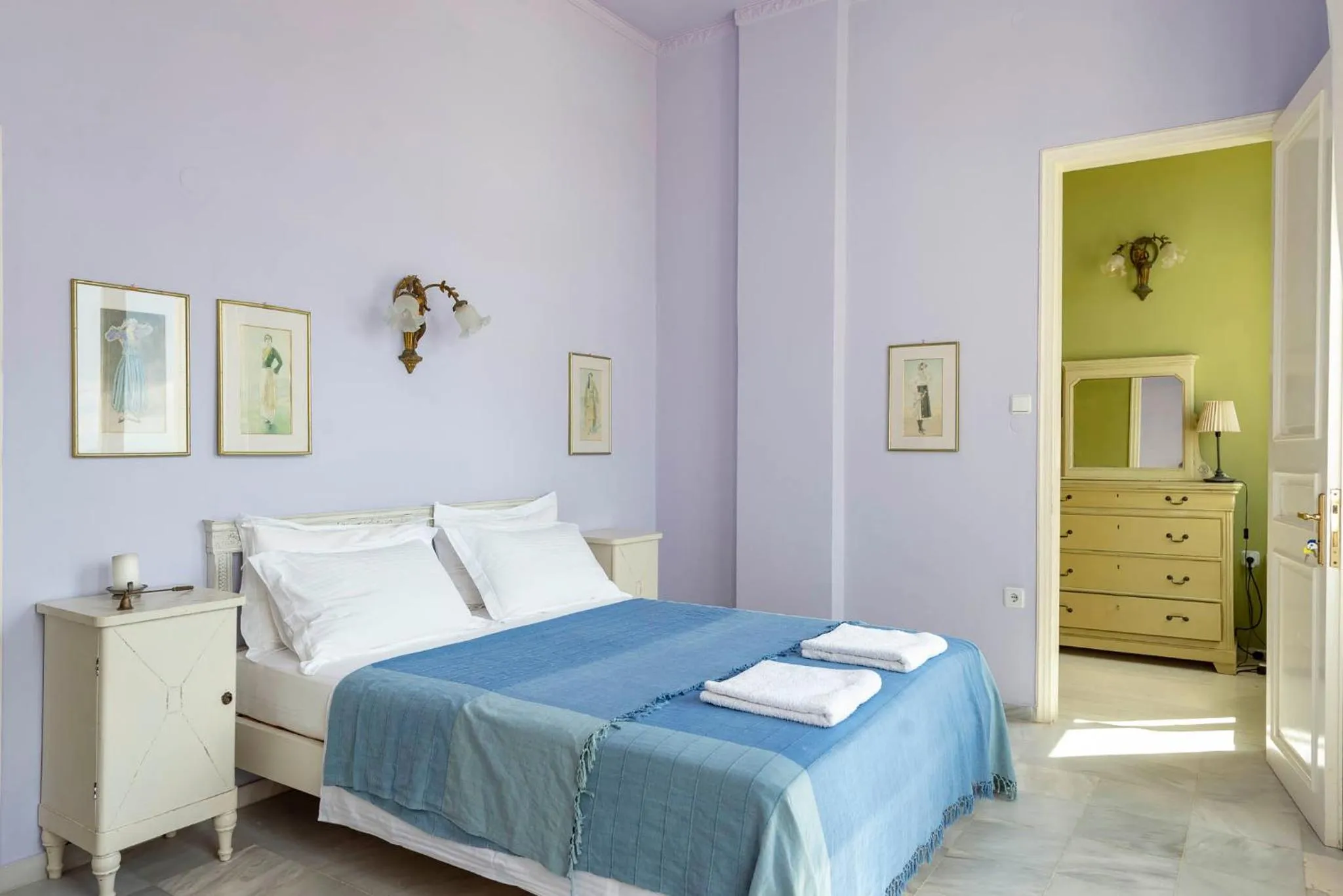 Bed in Villa Maria-Syros