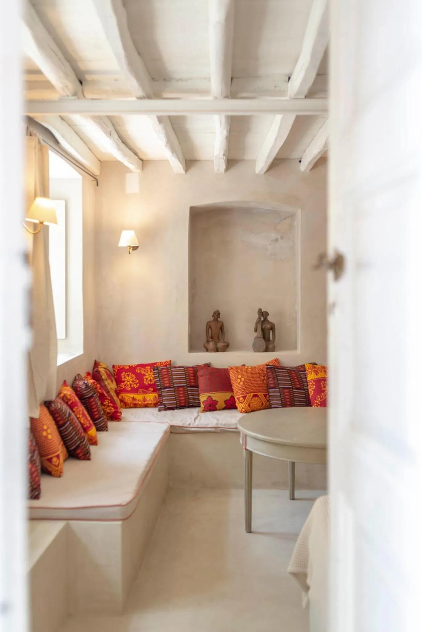 Seating area in Villa Maria-Syros