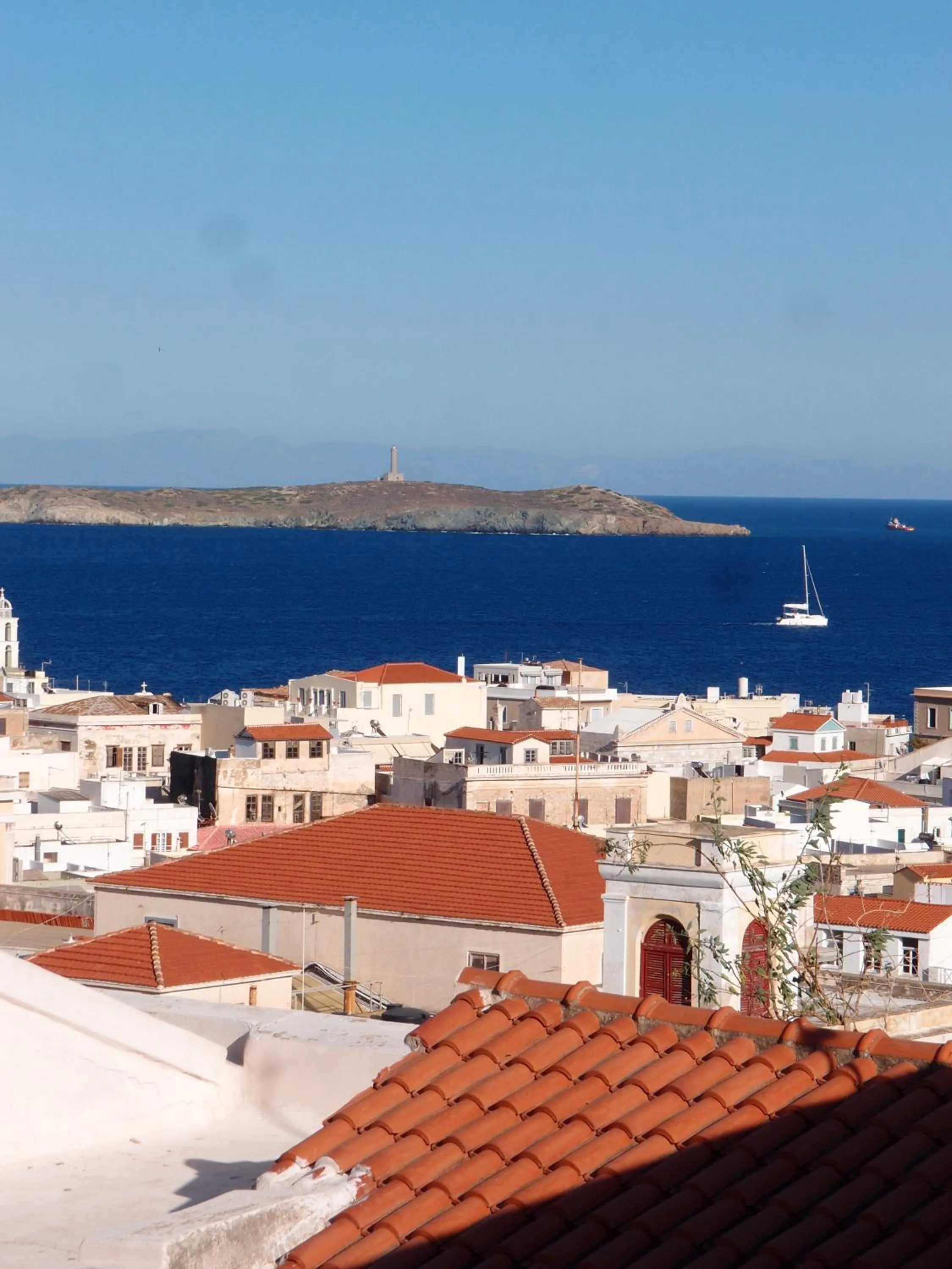 City view in Villa Maria-Syros