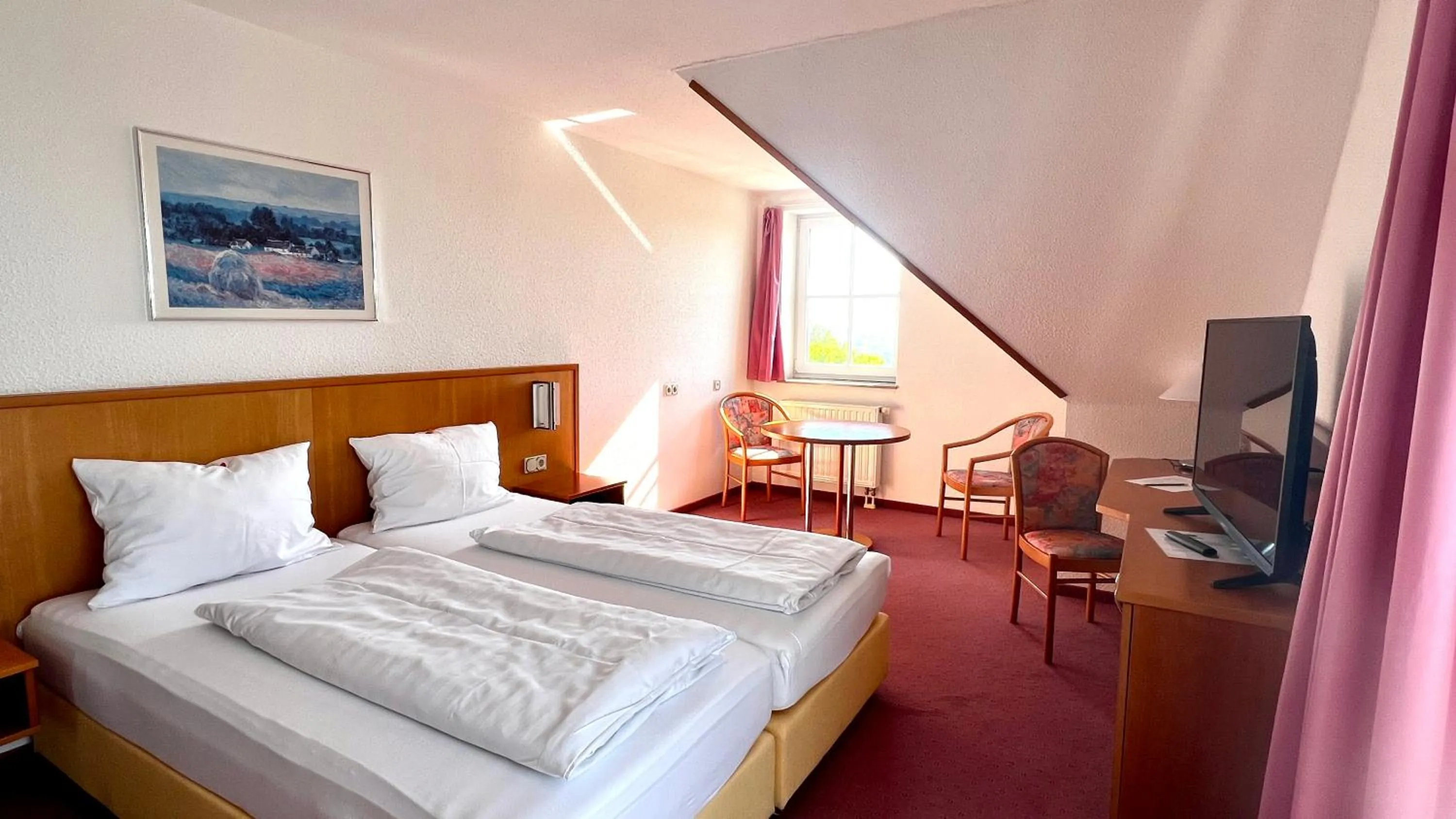 Photo of the whole room, Bed in Hotel Siebeneichen