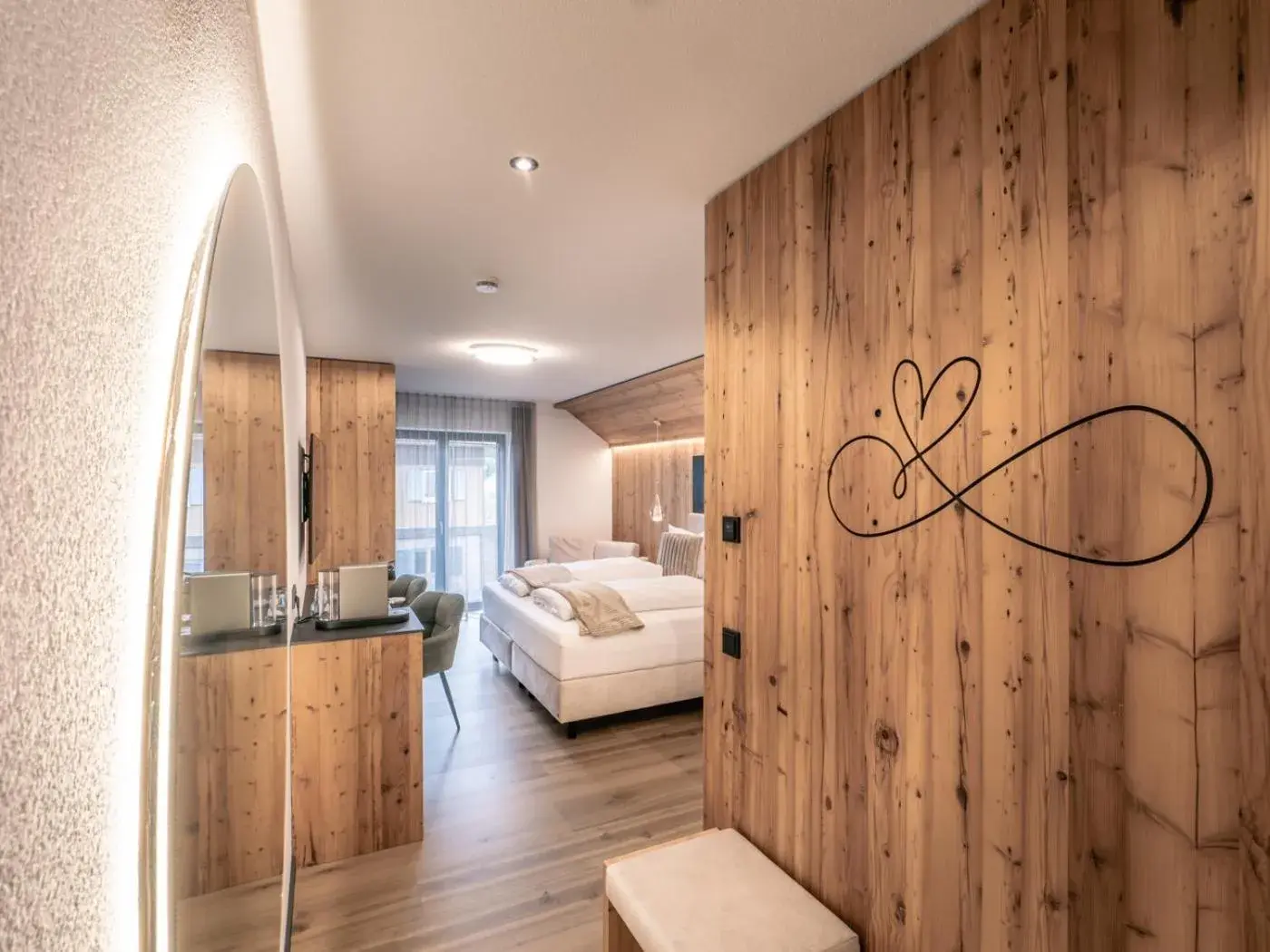 Deluxe Double Room with Balcony in Mäsers Allgäuherz Deluxe Double Room with Balcony in Mäsers Allgäuherz