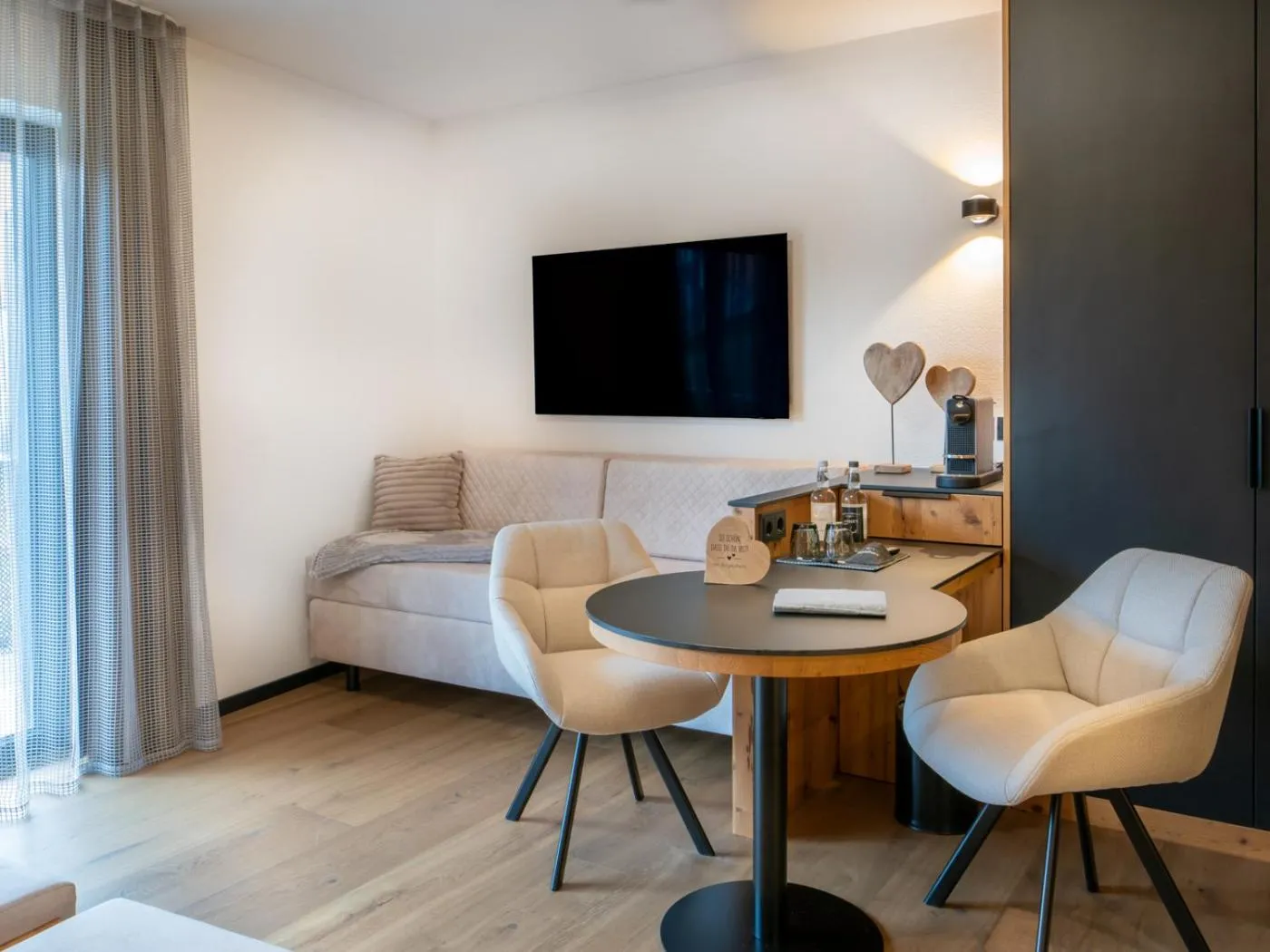 Seating area in Mäsers Allgäuherz