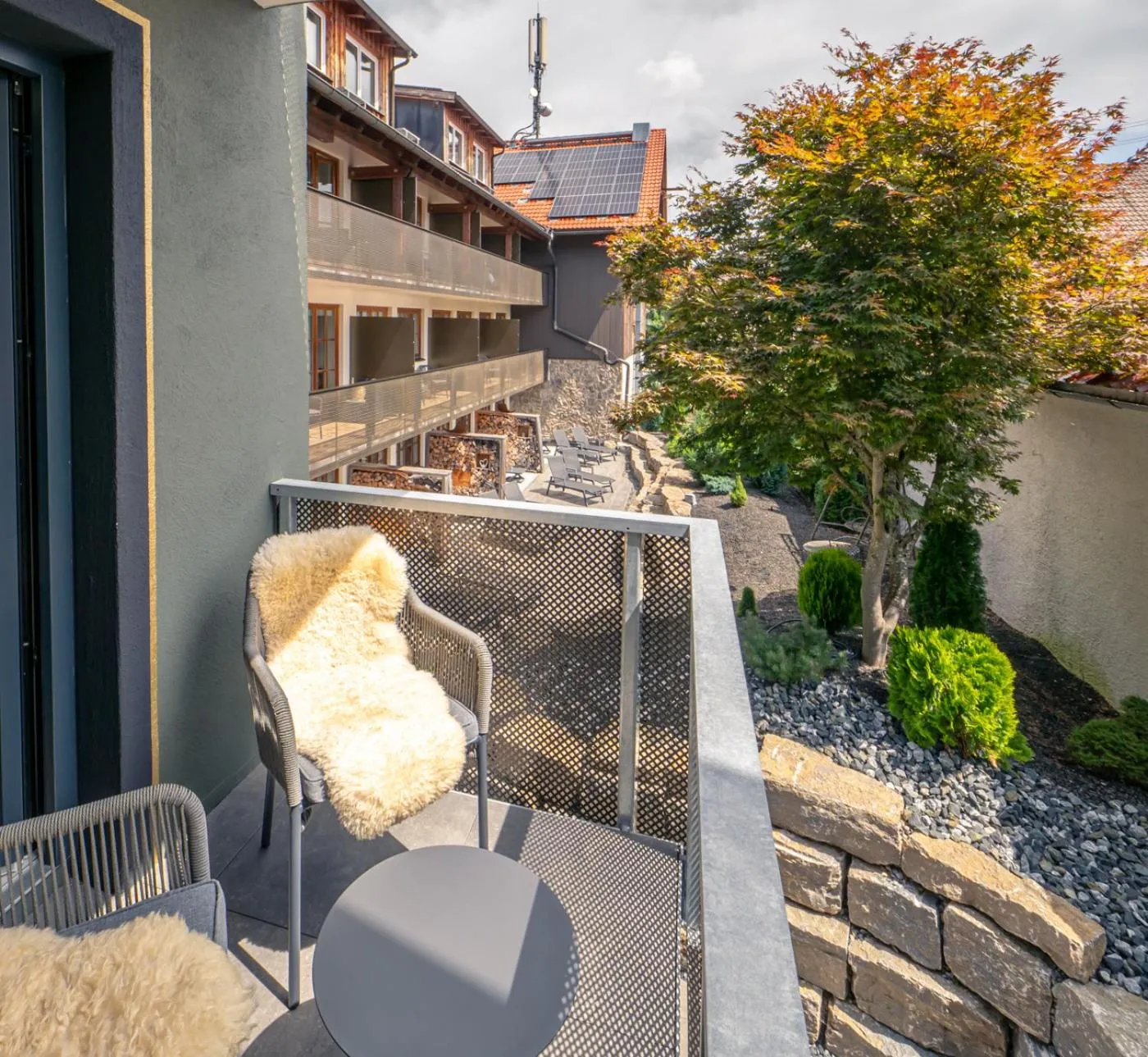 Balcony/Terrace in Mäsers Allgäuherz