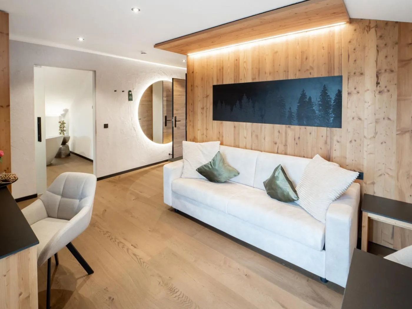 Living room in Mäsers Allgäuherz