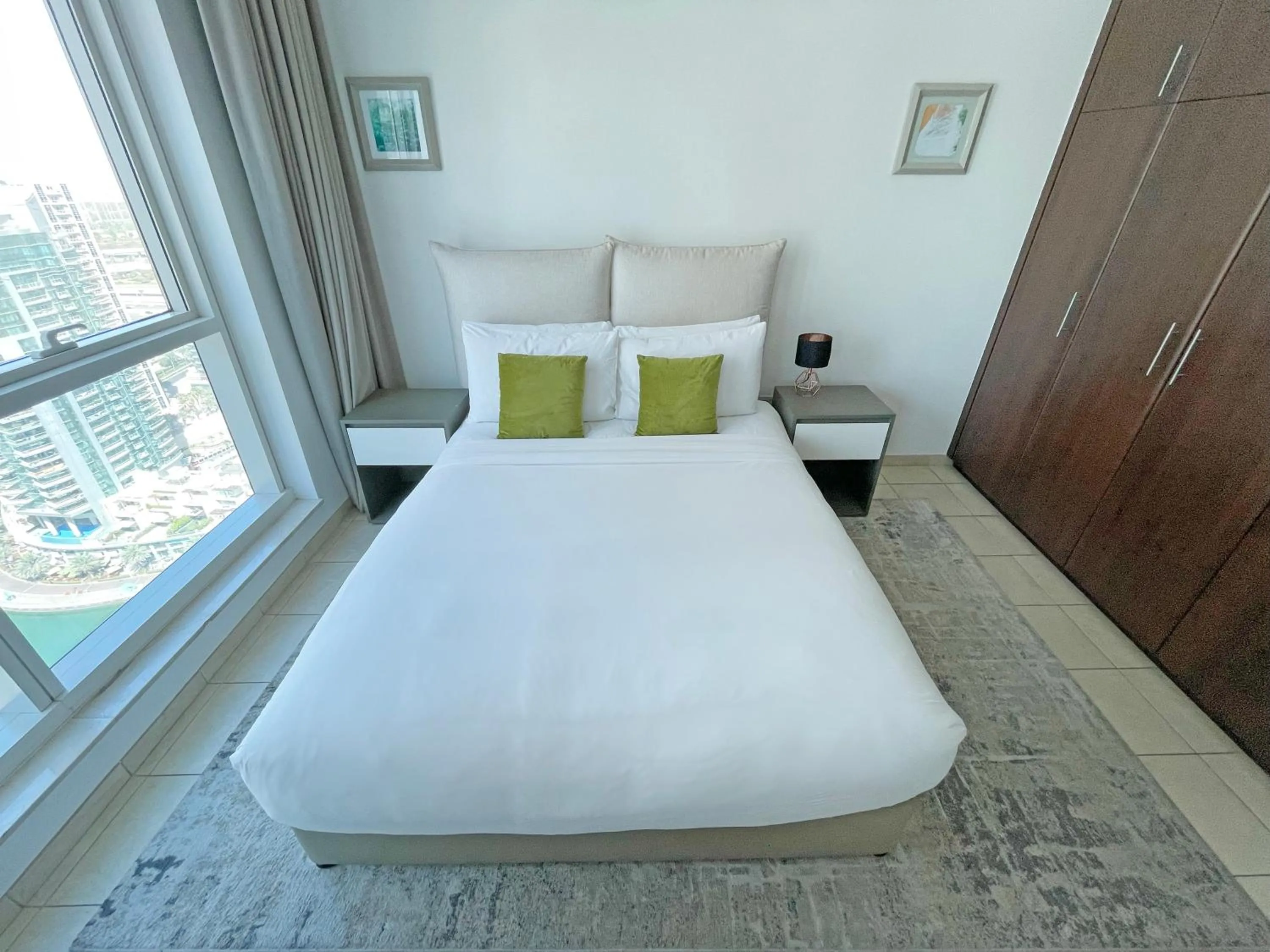 Bed in Dusit Princess Residences Dubai Marina