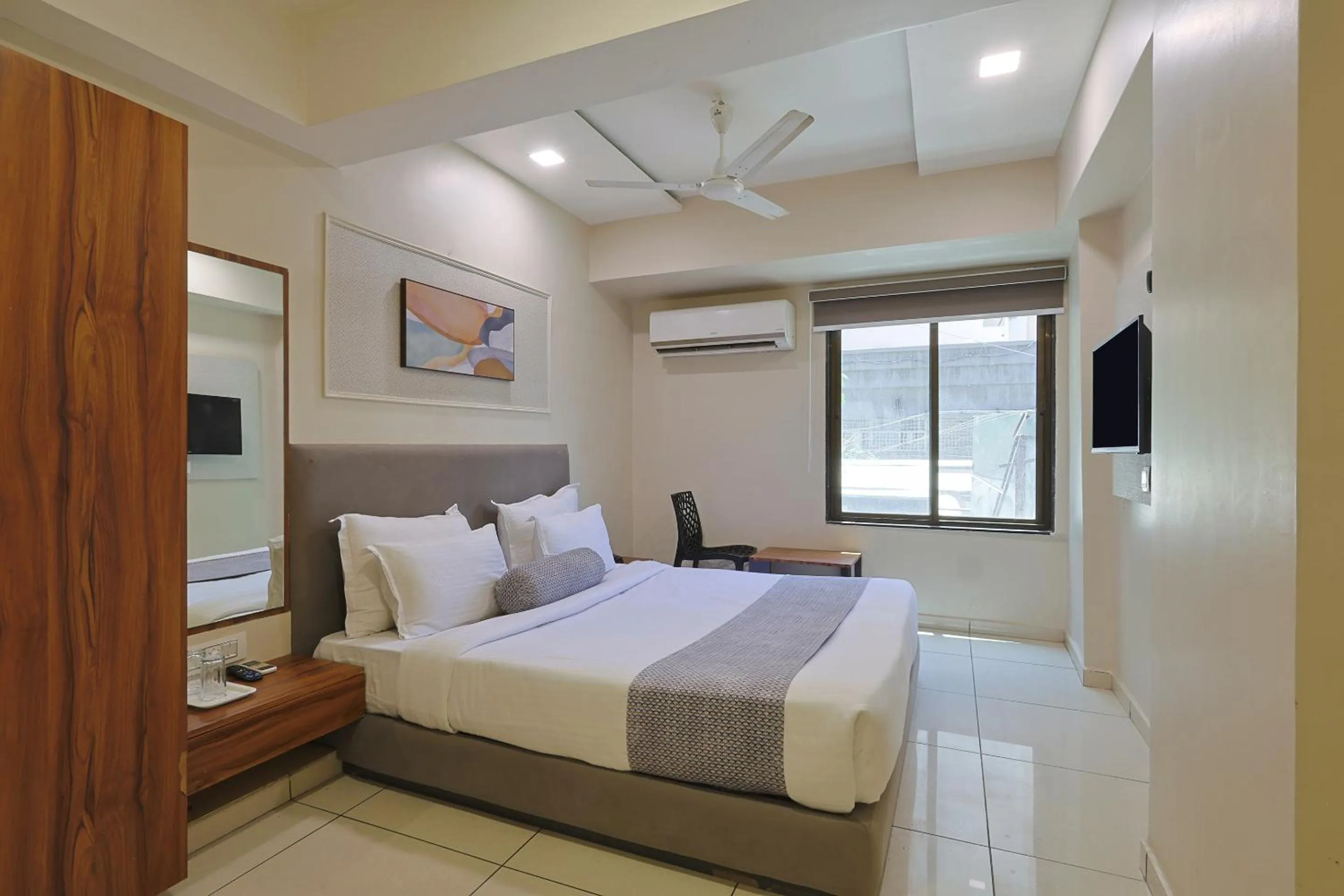 Photo of the whole room, Bed in HOTEL SHALIGRAM