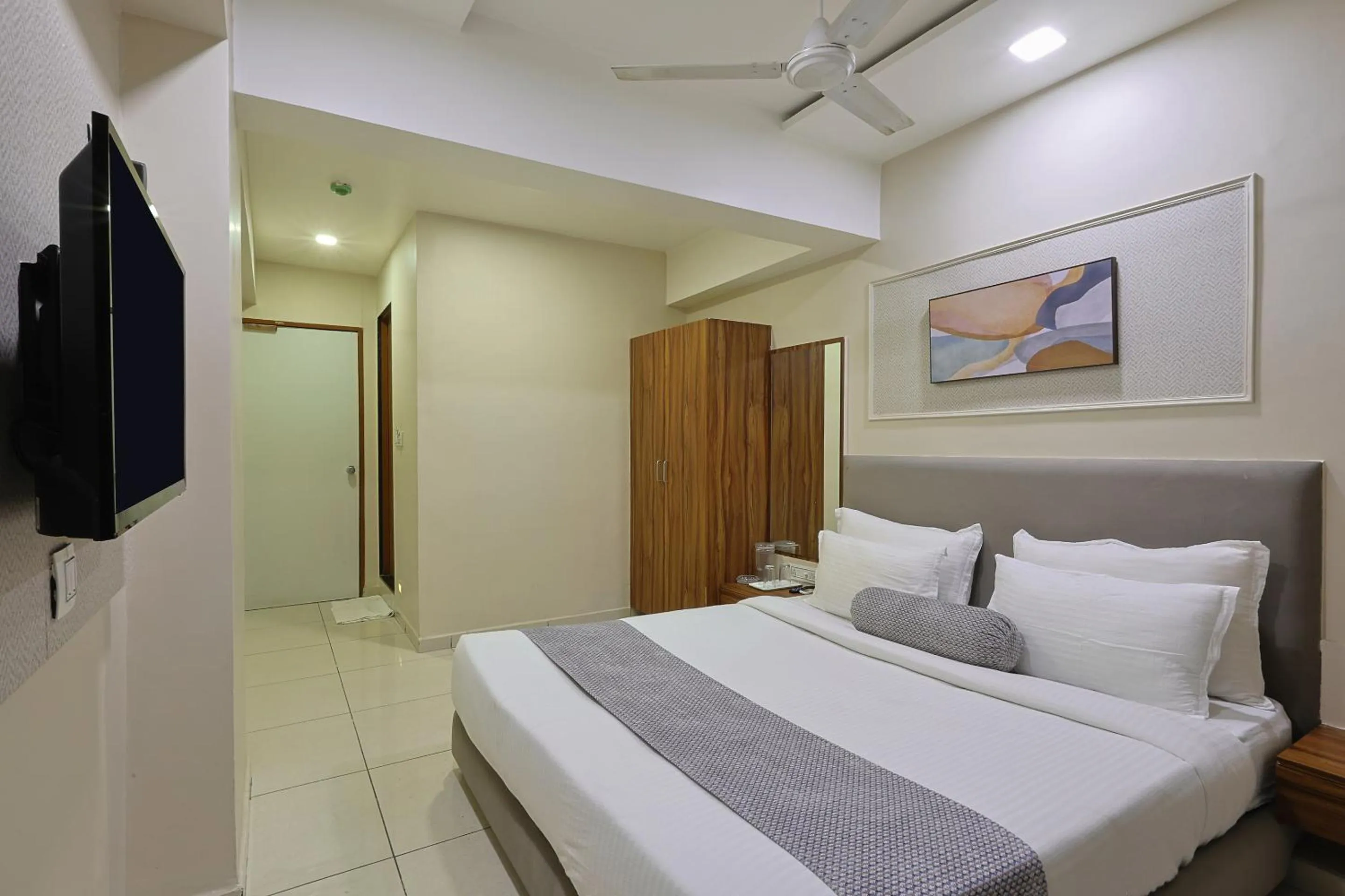 Photo of the whole room, Bed in HOTEL SHALIGRAM