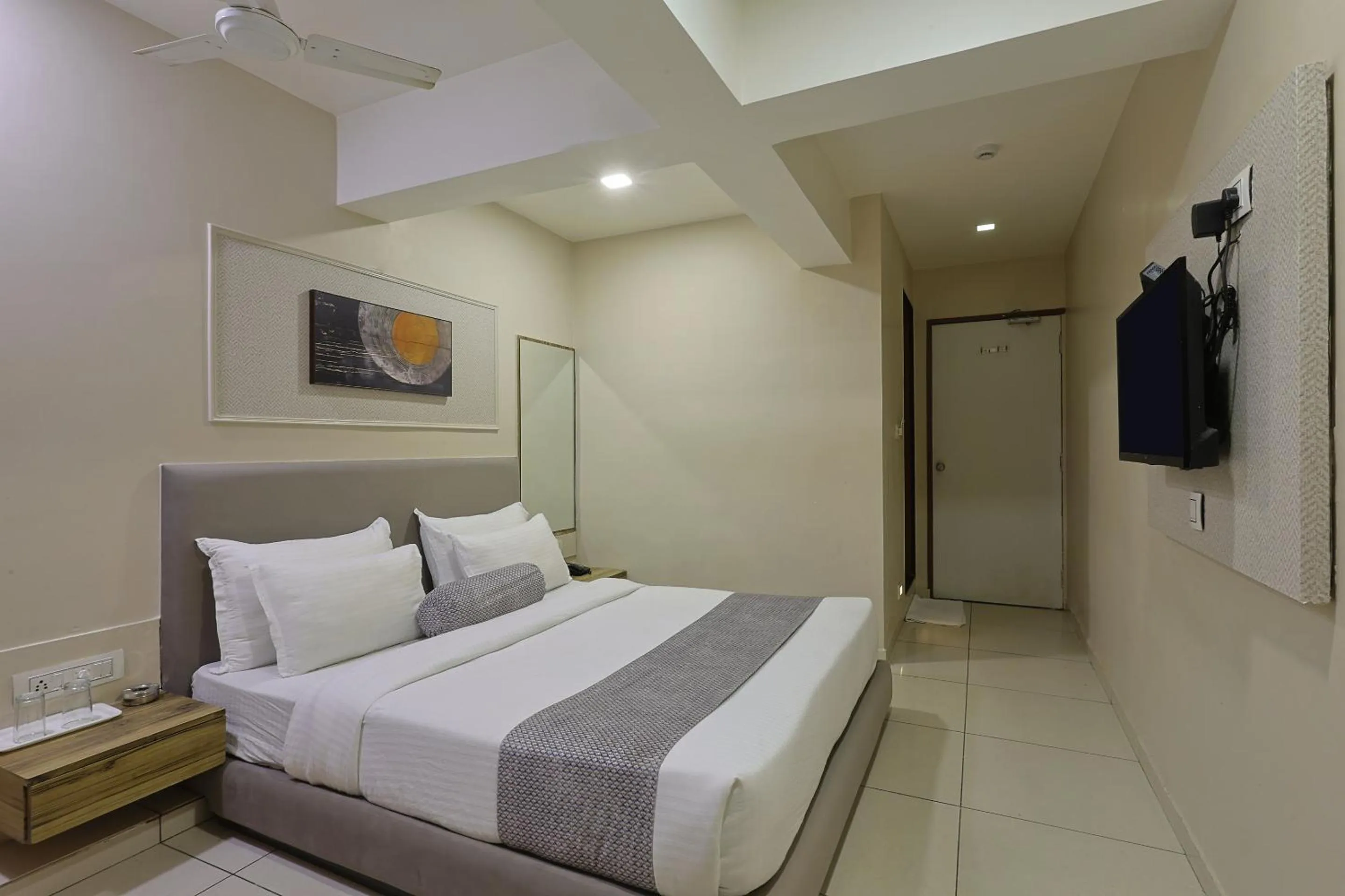 Photo of the whole room, Bed in HOTEL SHALIGRAM