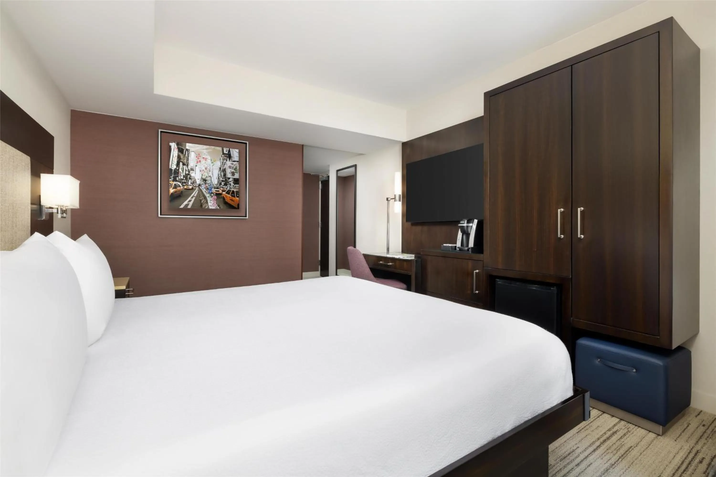 Bed in Hilton Garden Inn New York - Times Square Central