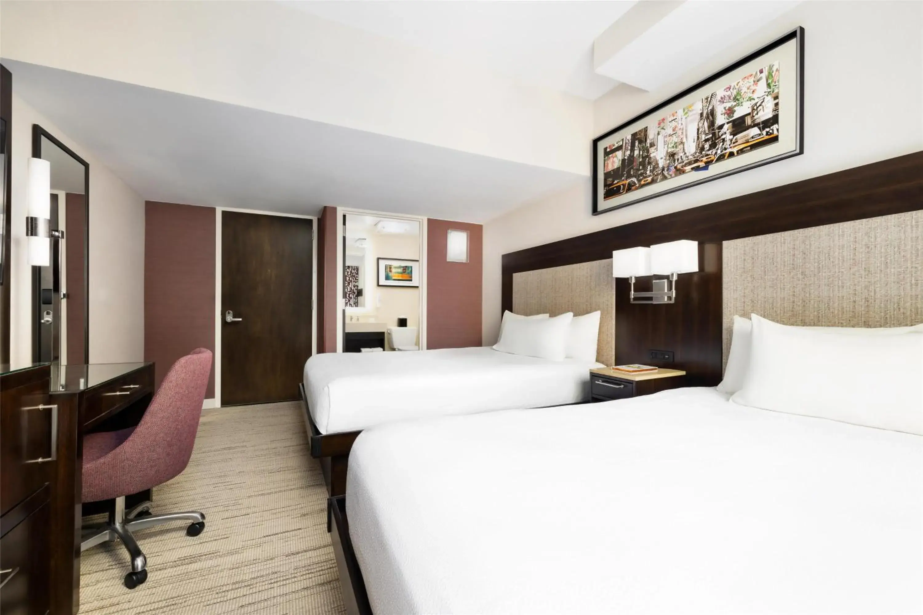 Queen Room with Two Queen Beds in Hilton Garden Inn New York - Times Square Central Queen Room with Two Queen Beds in Hilton Garden Inn New York - Times Square Central