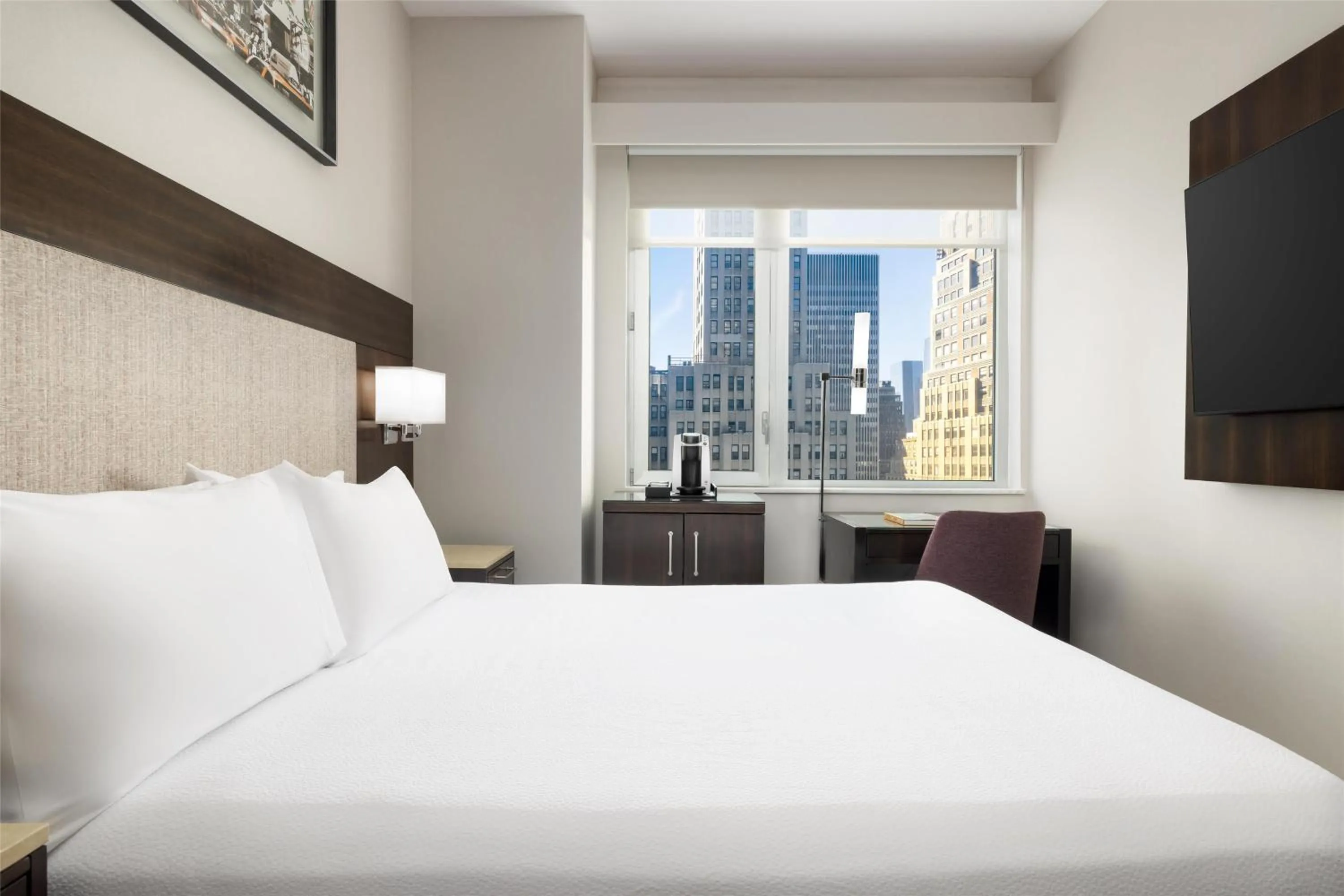 Bed in Hilton Garden Inn New York - Times Square Central