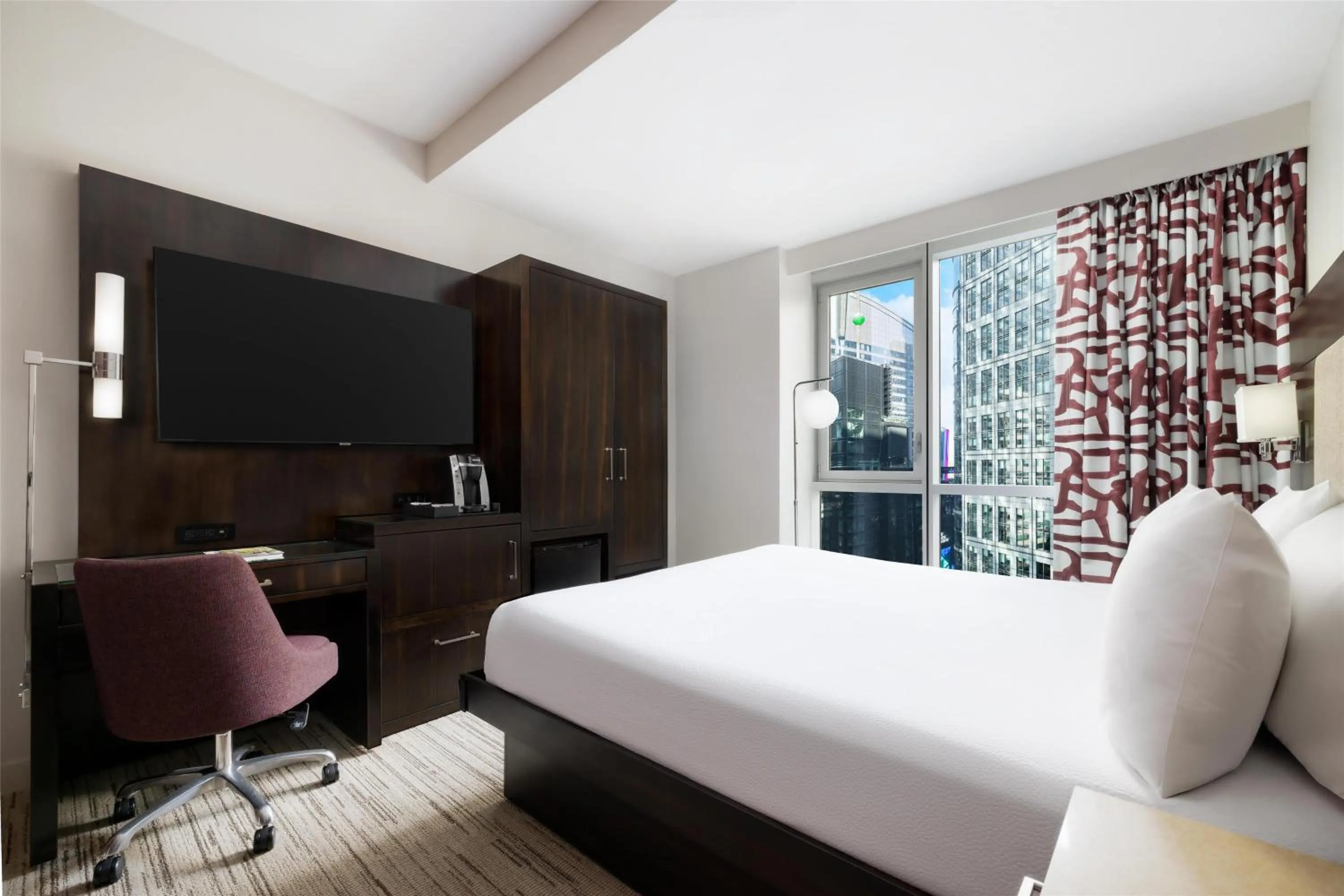 Bed in Hilton Garden Inn New York - Times Square Central