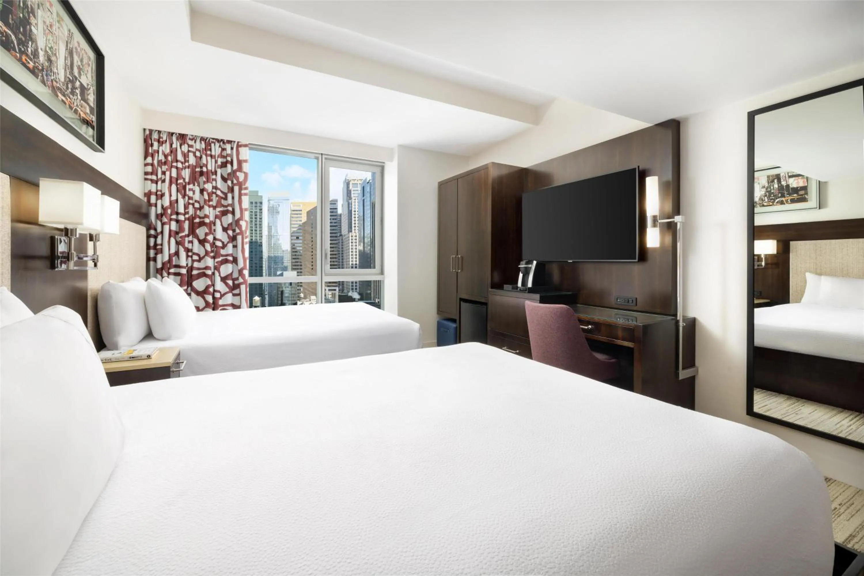 Bed in Hilton Garden Inn New York - Times Square Central