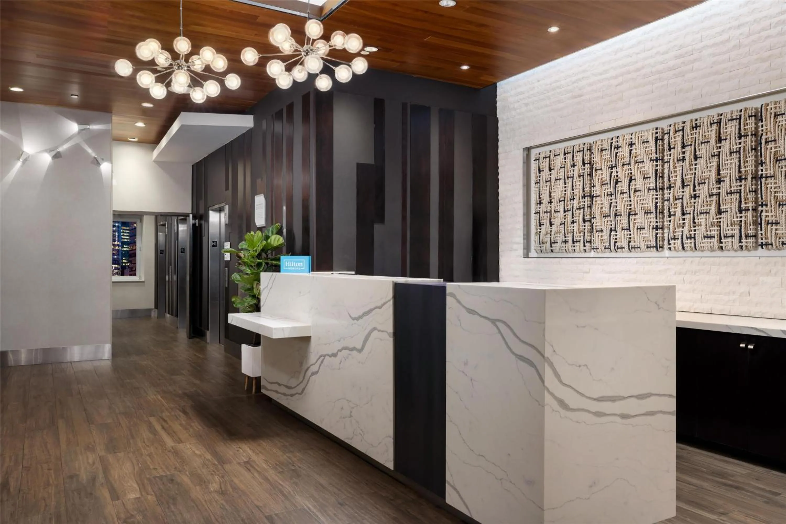 Lobby or reception in Hilton Garden Inn New York - Times Square Central